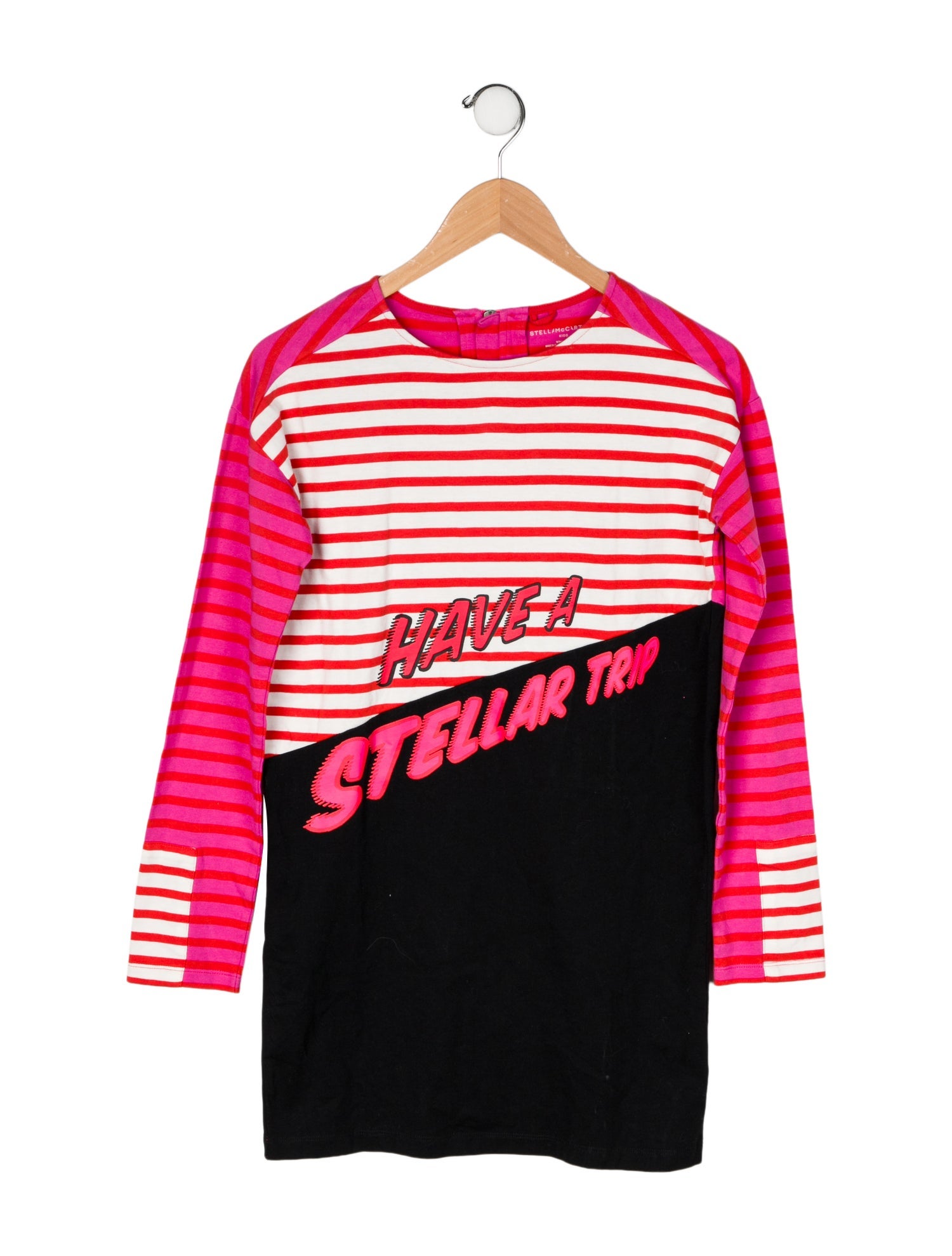 Stella McCartney Graphic Print Long Sleeve Dress