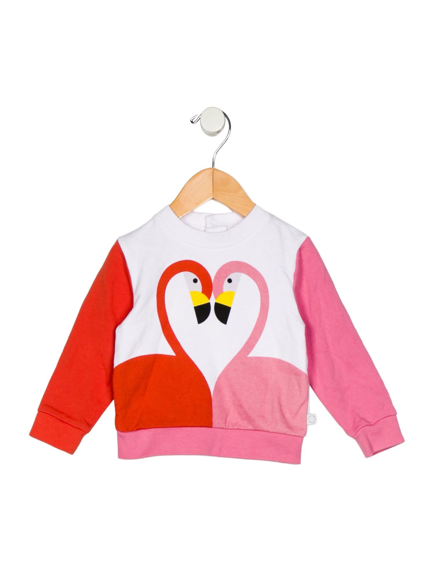 Stella McCartney Infant Girls Pattern Printed Snap Closure Shirt