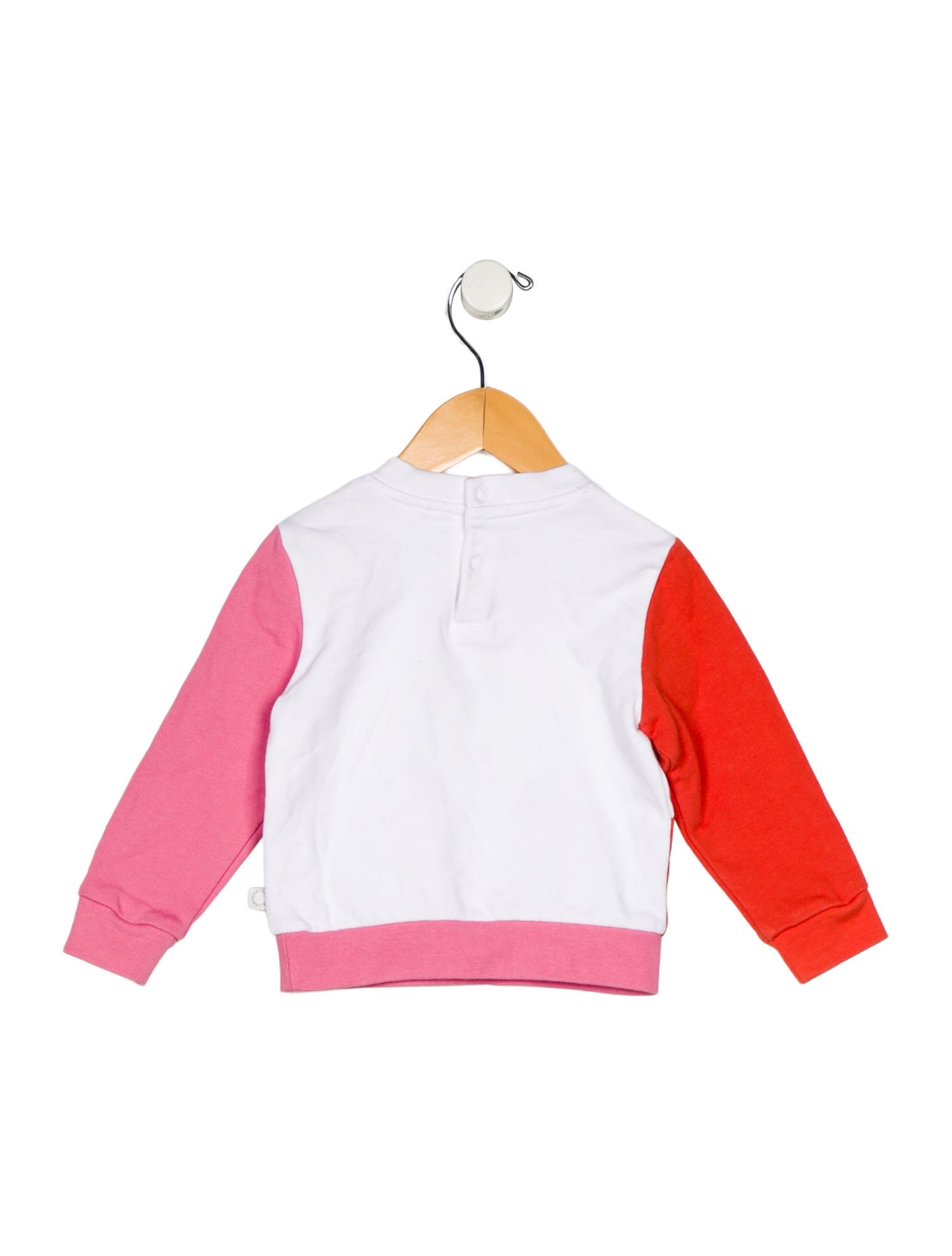 Stella McCartney Infant Girls Pattern Printed Snap Closure Shirt