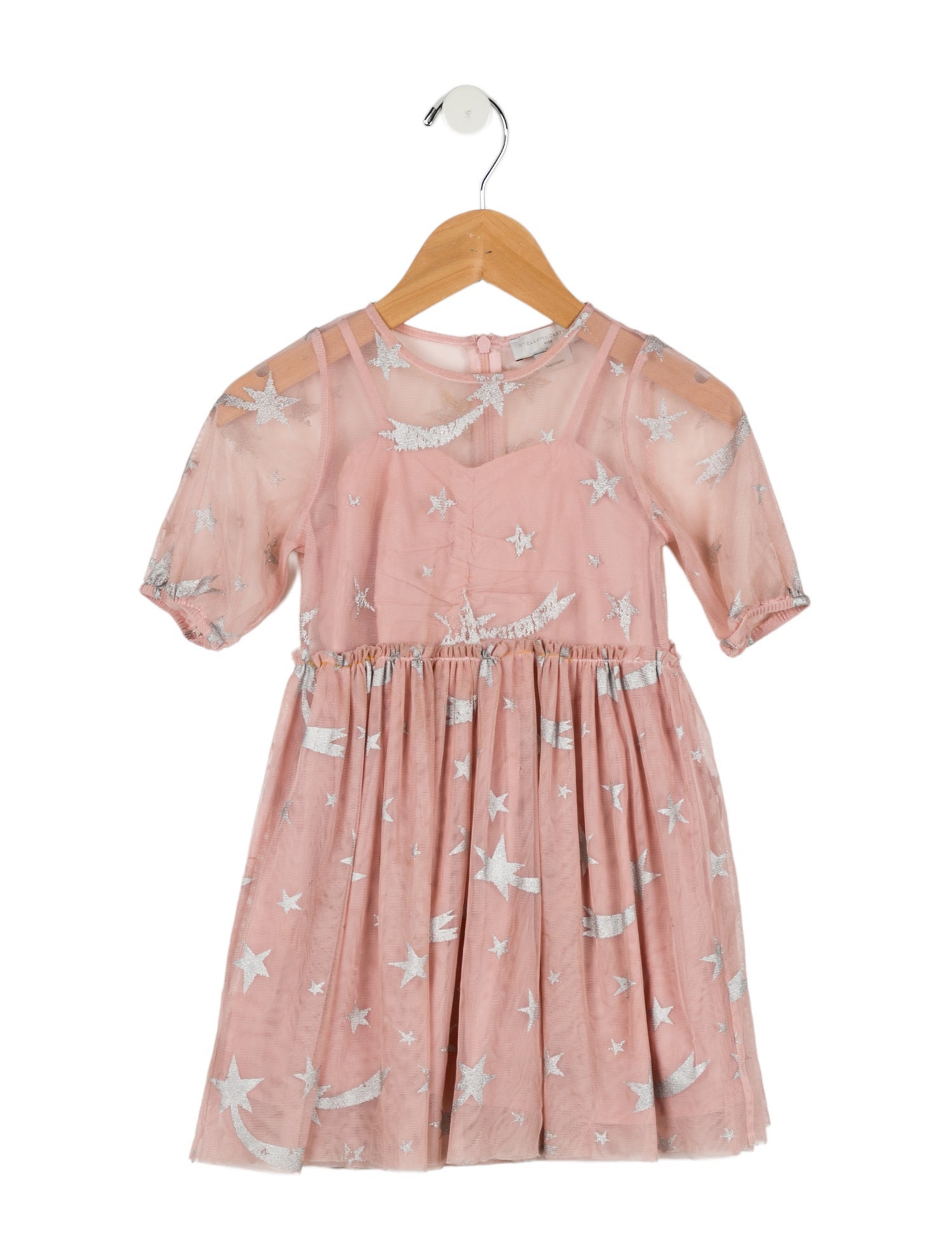 Stella McCartney Toddler Girls' Mesh Pleated Dress