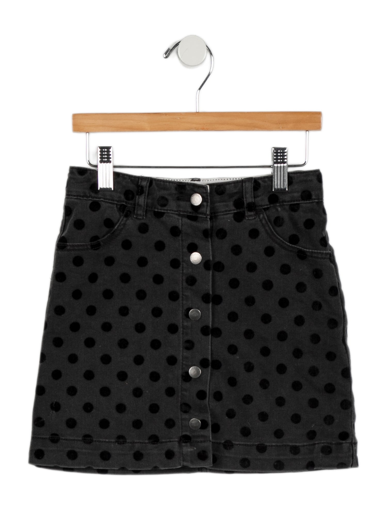 Stella McCartney Girls' Denim Polka Dot Skirt