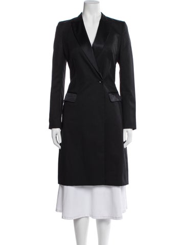 Pre-owned Stella Mccartney Wool Coat In Black