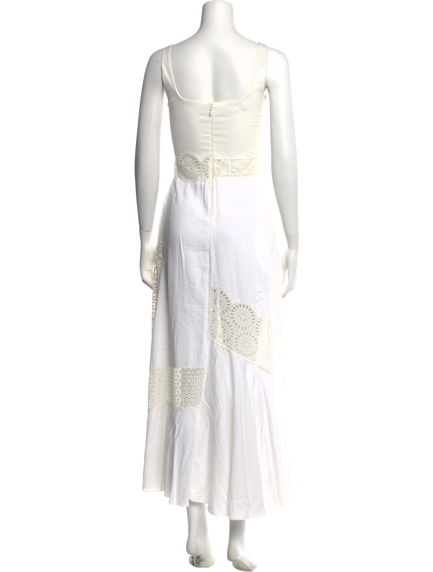 stella mccartney lace dress Stella McCartney Chantilly Lace Cutout Maxi Dress, Black, Women's, 38 IT (2 US), Cocktail & Party Wedding Guest Dresses Cocktail Dresses