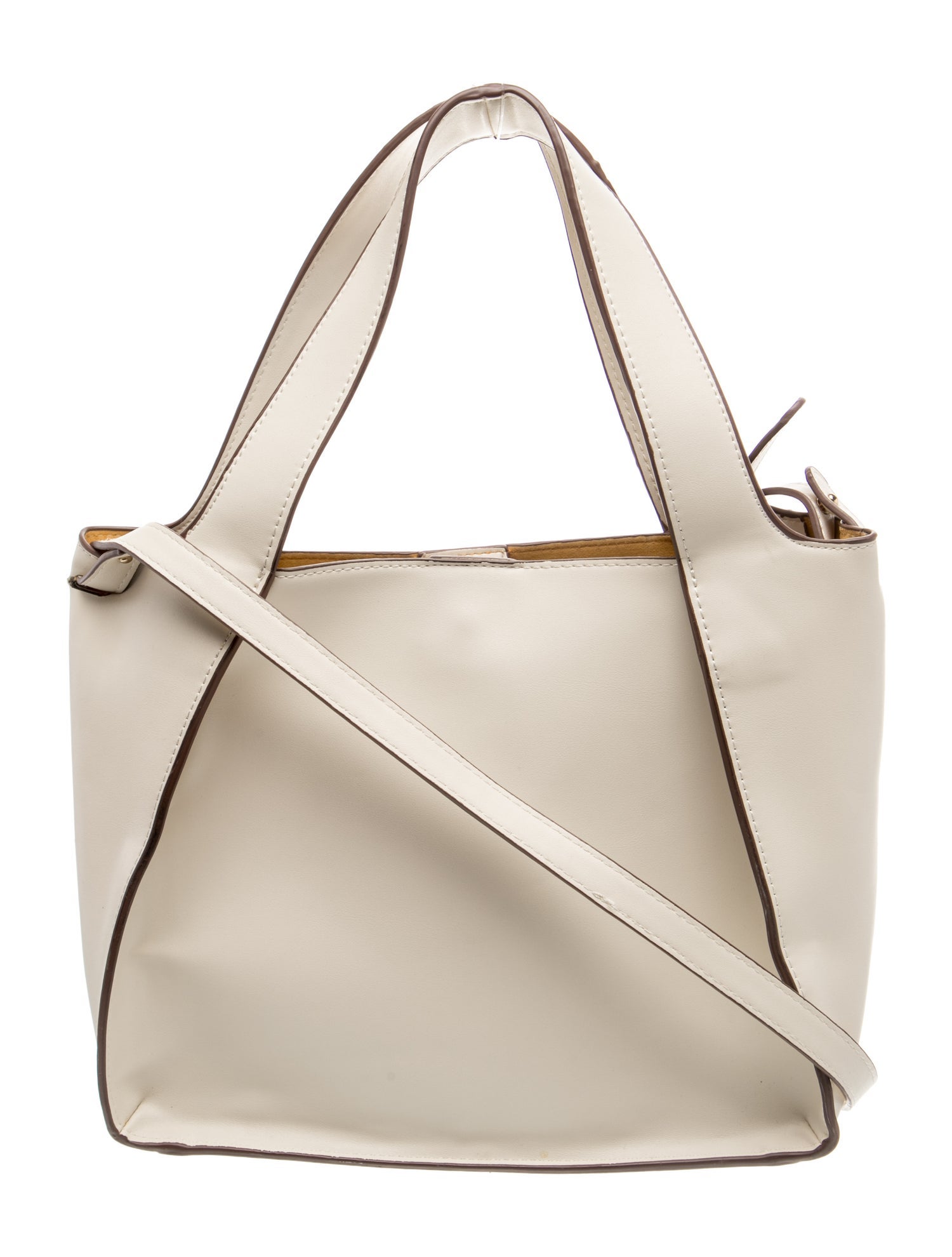 Stella McCartney Leather Shoulder Bag - Neutrals Shoulder Bags