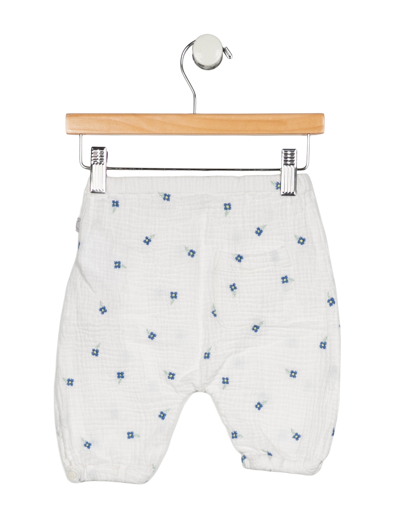 Stella McCartney Infant Girls' Solid Embroidered Bottoms