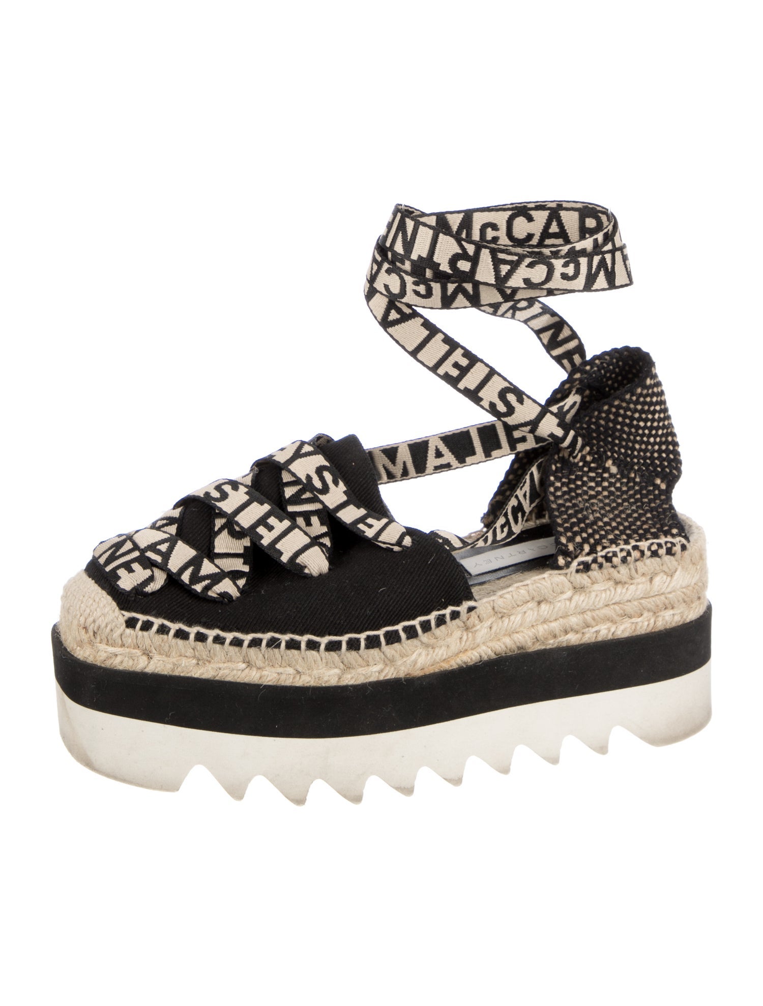 Stella McCartney Canvas Graphic Print Pumps