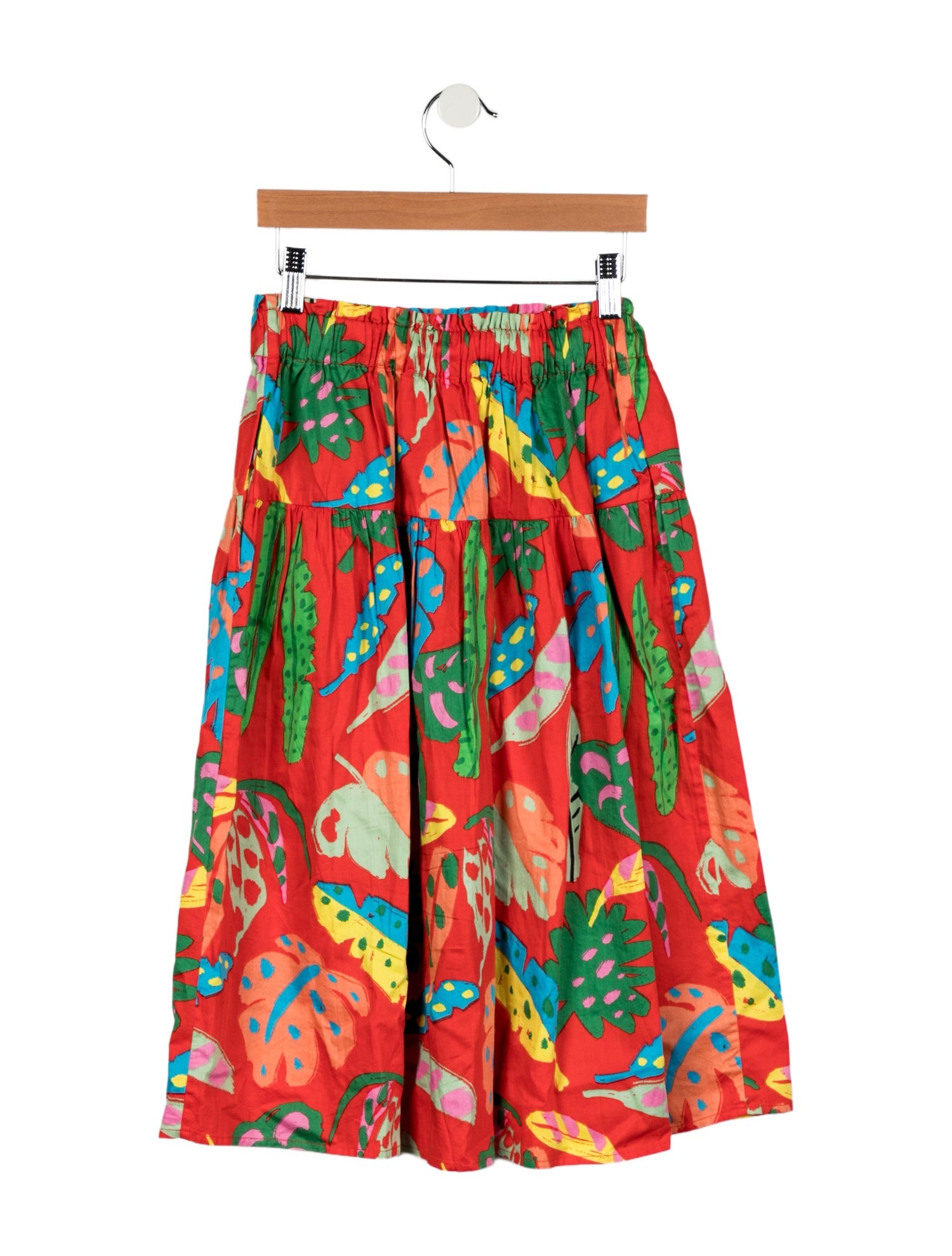 Stella McCartney Girls' Leaf Print Skirt