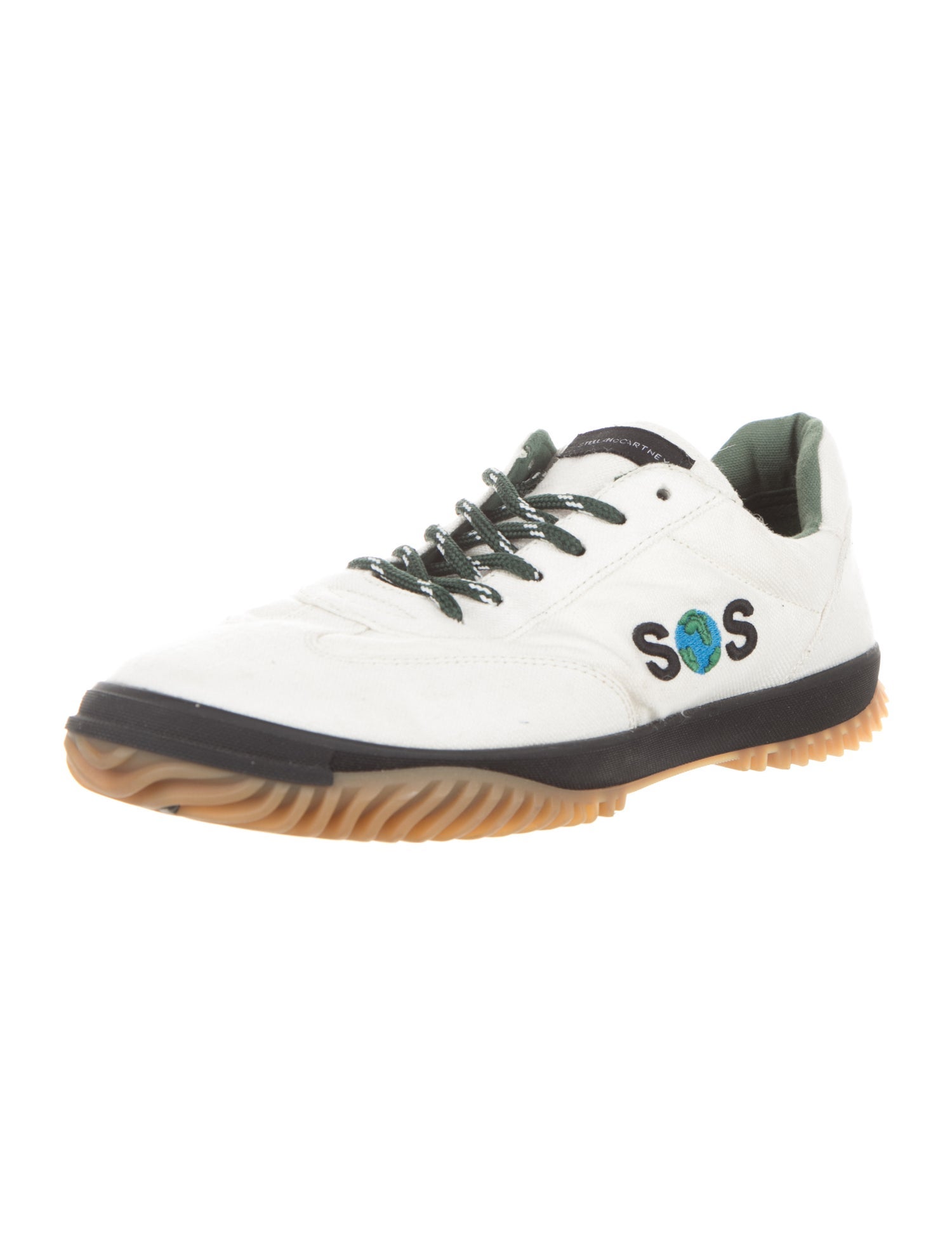 Stella McCartney Canvas Graphic Print Athletic Sneakers