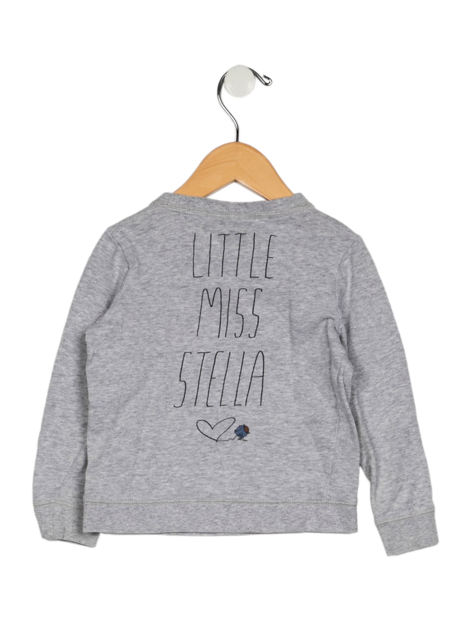 Stella McCartney Cotton grey patterned casual sweatshirt