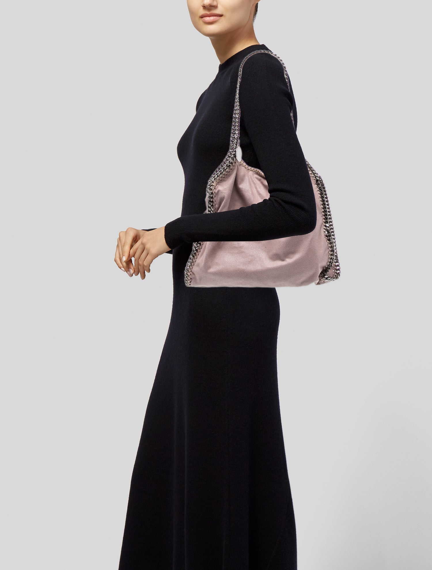 Stella McCartney Vegetarian Leather Bucket Bag - Brown Totes