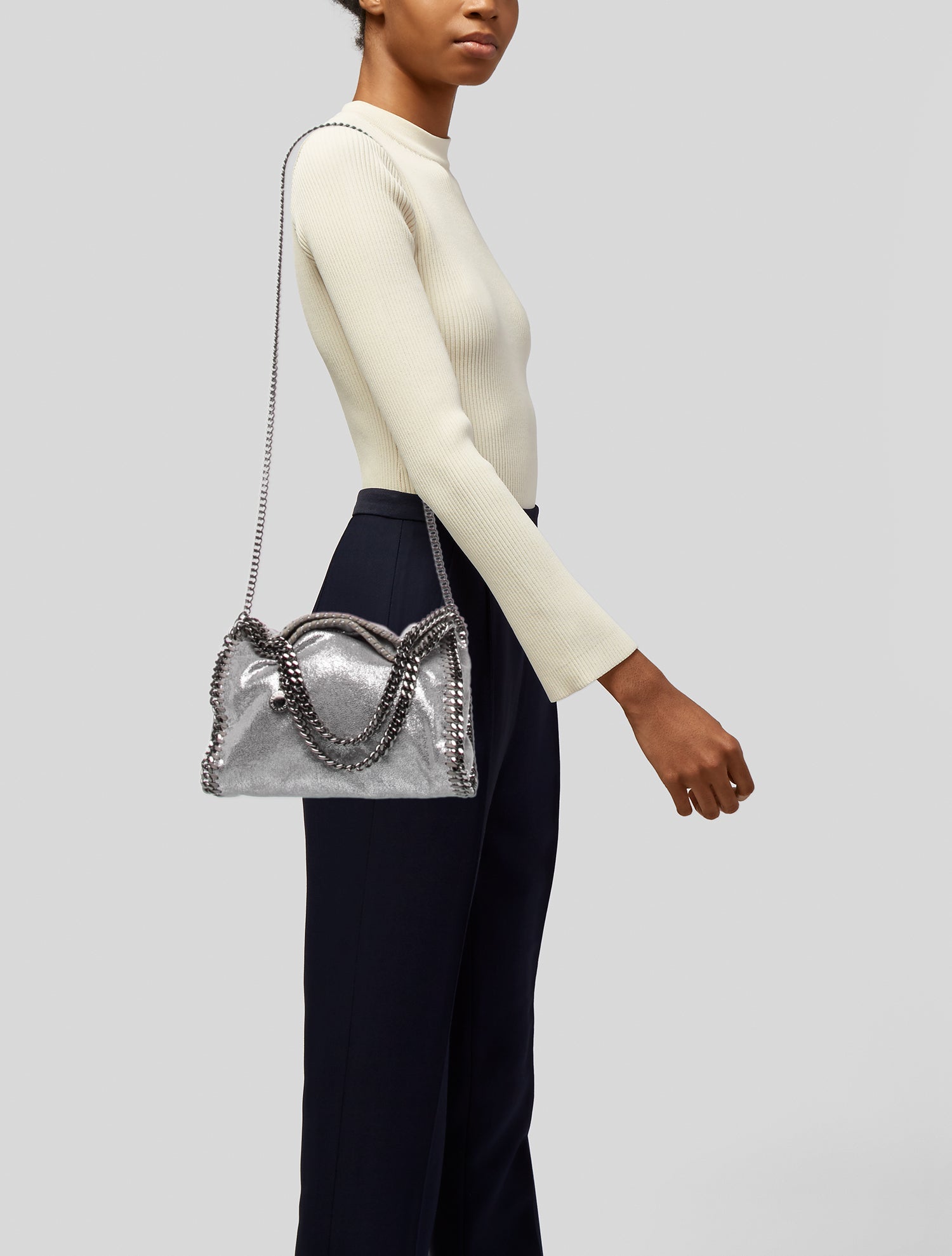 Stella McCartney Leopard Print Falabella Bag - Hobos, Handbags