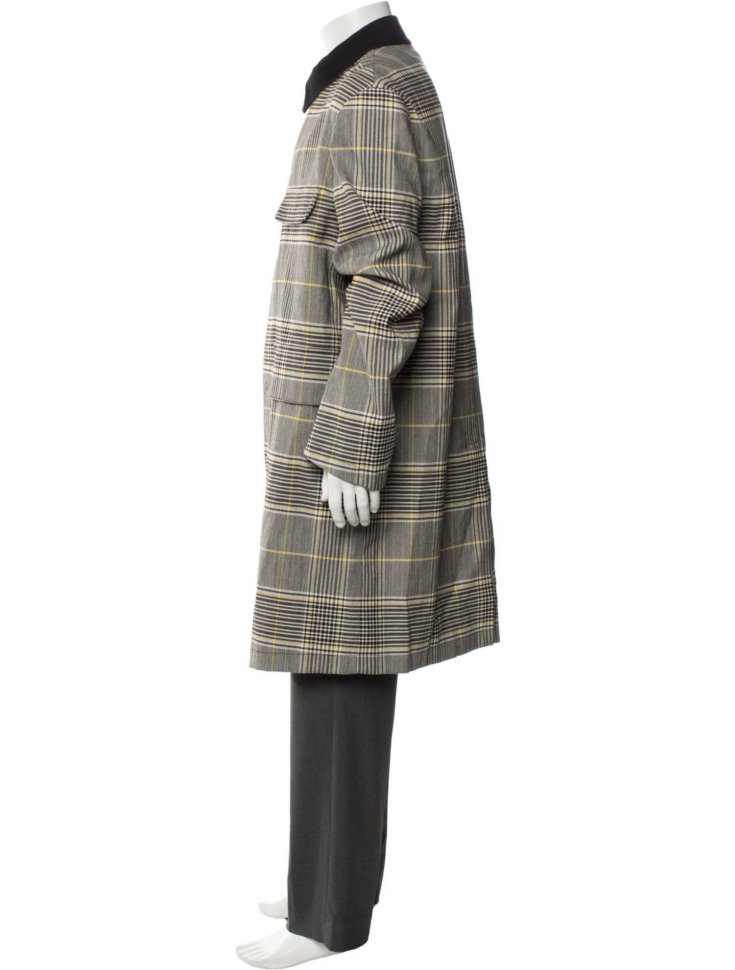 Stella McCartney Plaid Print Coat