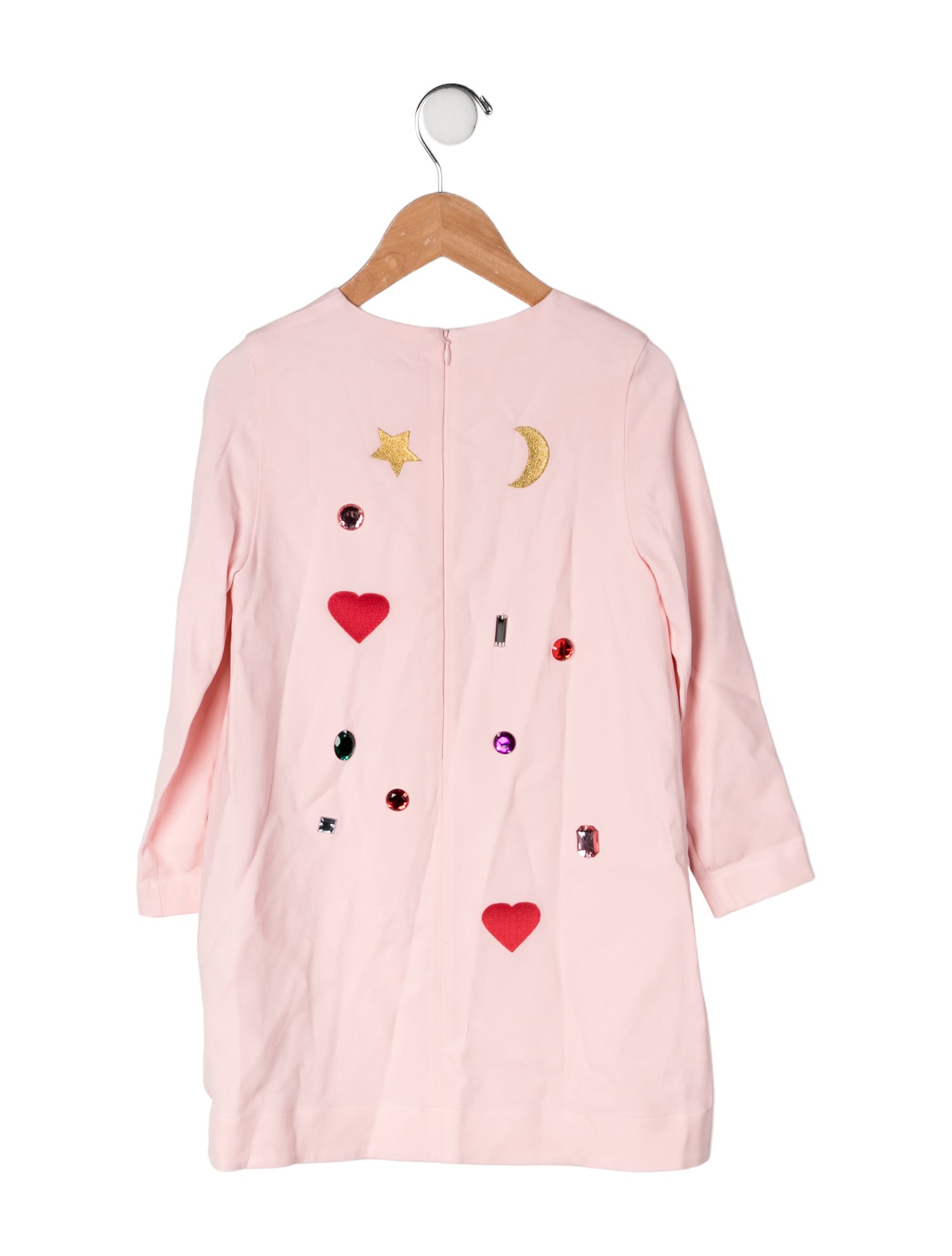 Stella McCartney Long Sleeve Embroidered Dress