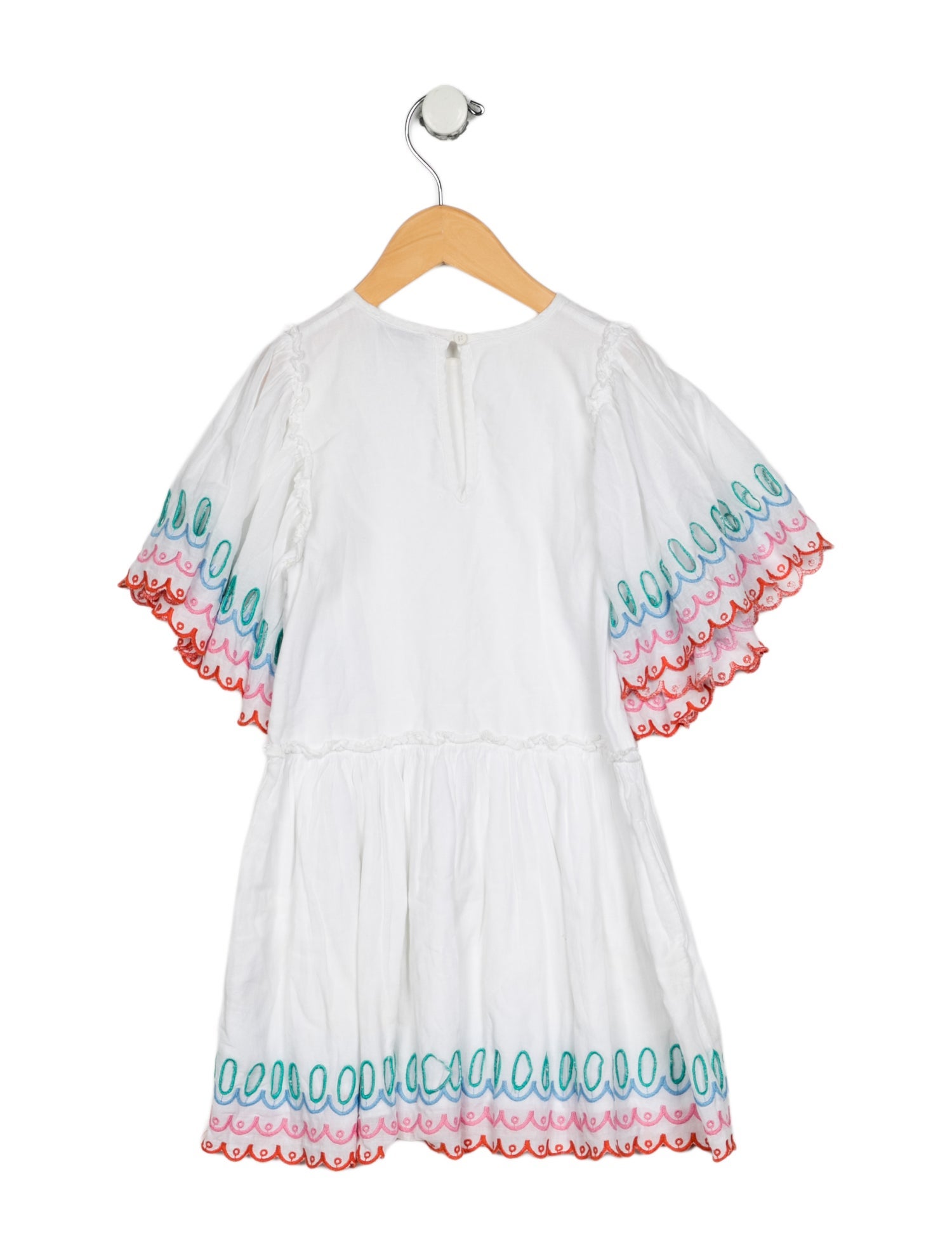 Stella McCartney Toddlers' Girls Scalloped Short-Sleeve Dress
