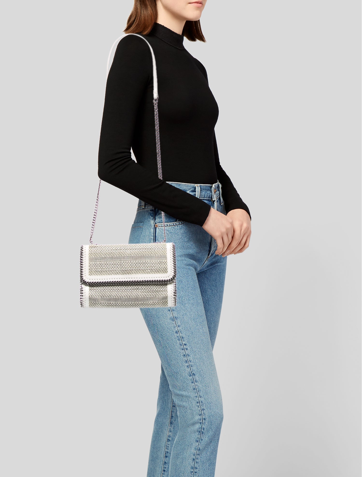 Stella McCartney Leather Shoulder Bag - Neutrals Shoulder Bags