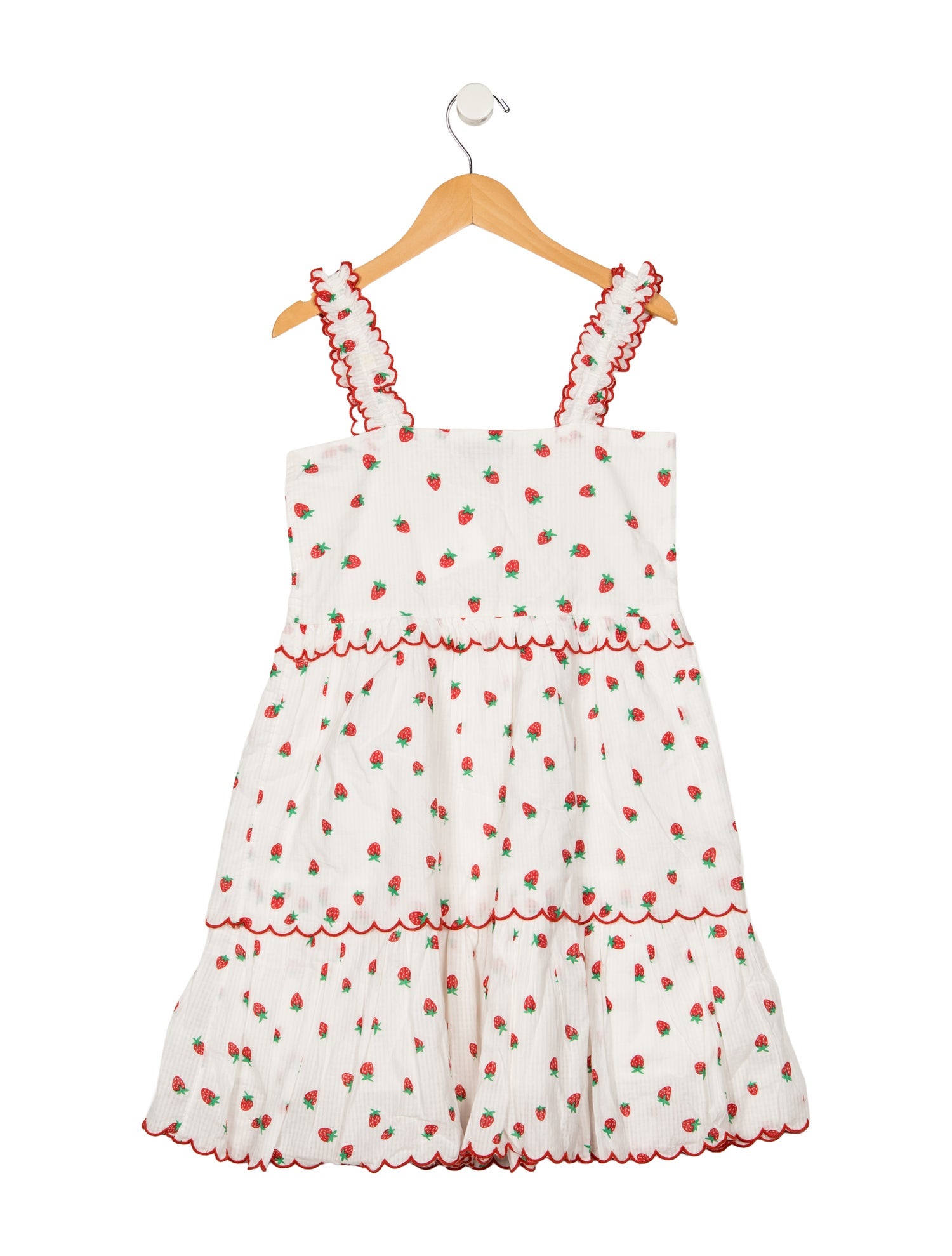 Stella McCartney Girls Pleated Pattern Printed Dress