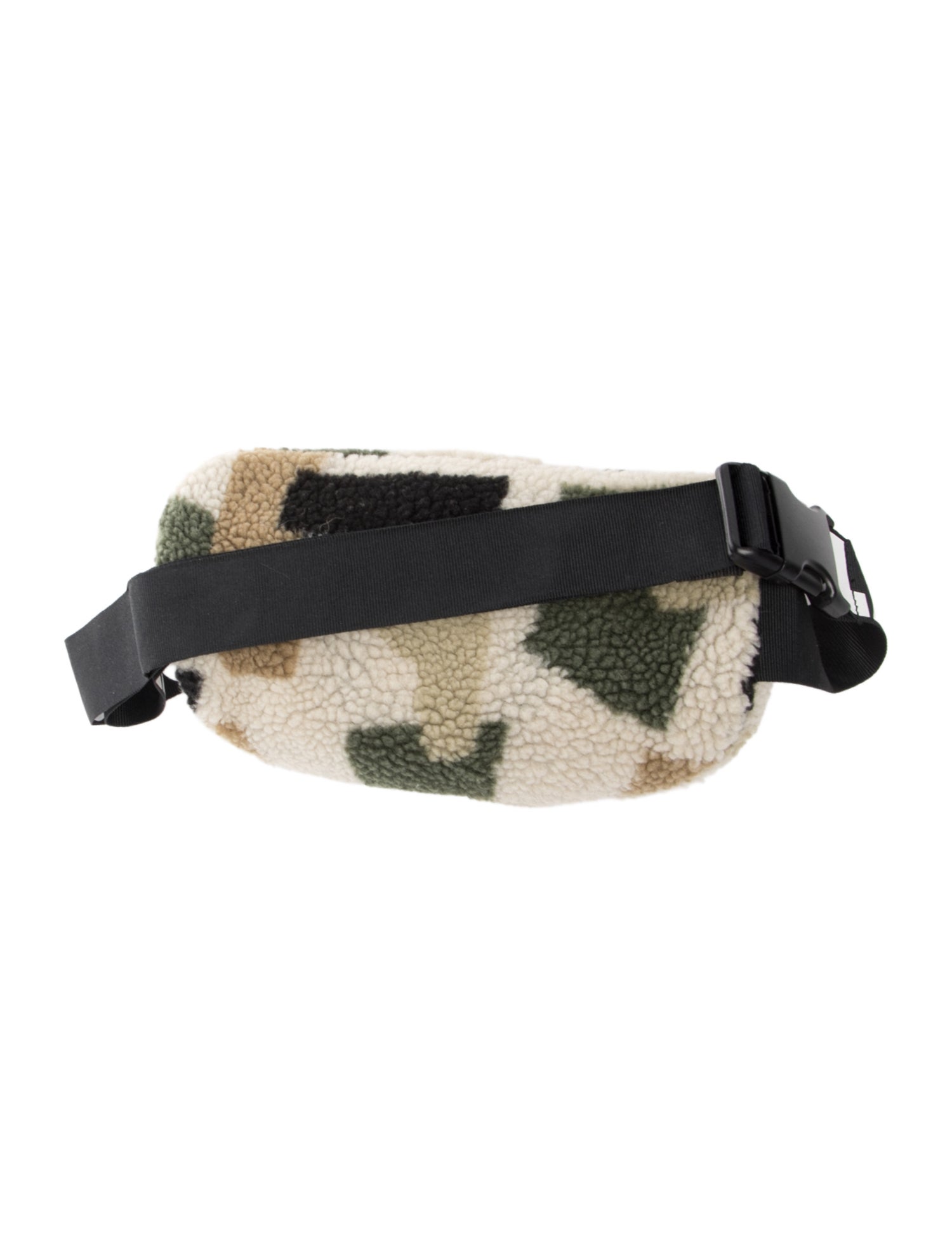 Stella McCartney Camo Print Fleece Belt Bag