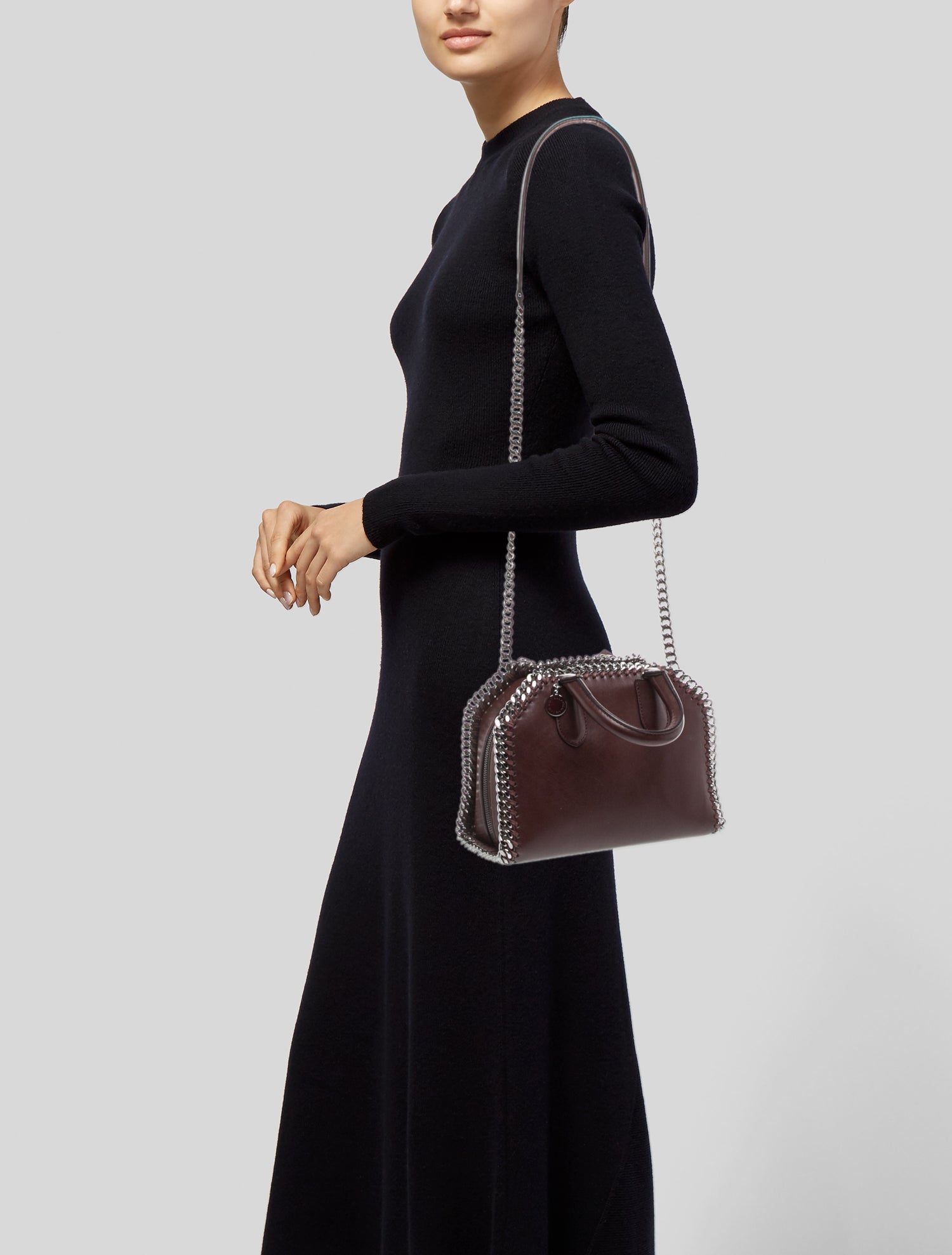 Stella McCartney Suede Evening Bag - Pink Crossbody Bags, Handbags