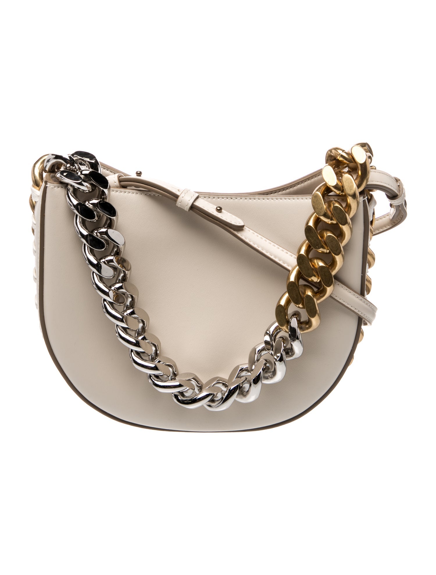 Stella McCartney Leather Shoulder Bag - Neutrals Handle Bags