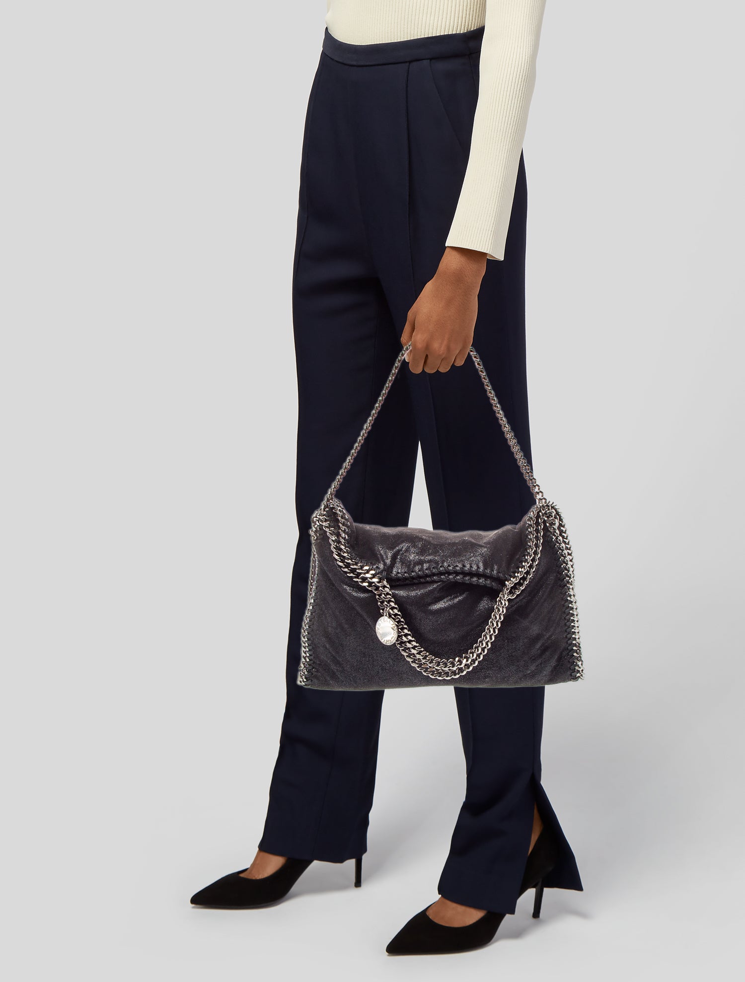 Balenciaga Leather Motocross City Giant - Purple Handle Bags