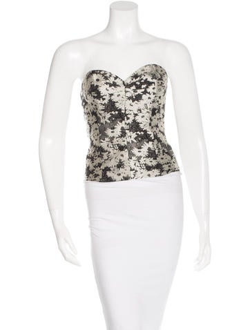 Stella McCartney Jacquard Bustier Top