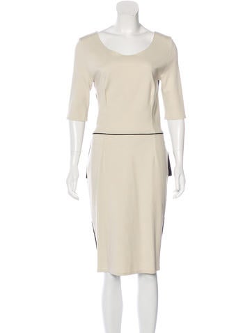 Stella McCartney Colorblock Midi Dress