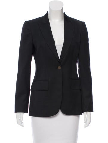 Stella McCartney Wool Notch-Lapel Blazer