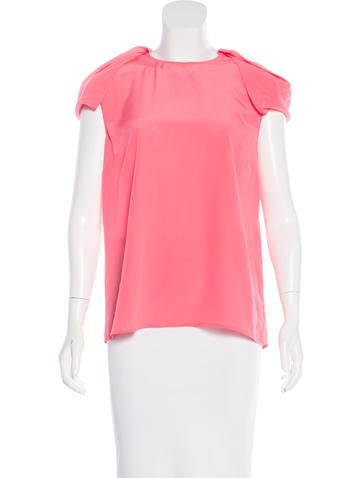 Stella McCartney Silk Cap Sleeve Blouse w/ Tags