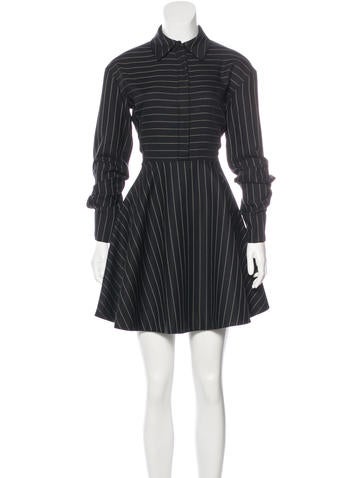 Stella McCartney Wool Striped Dress
