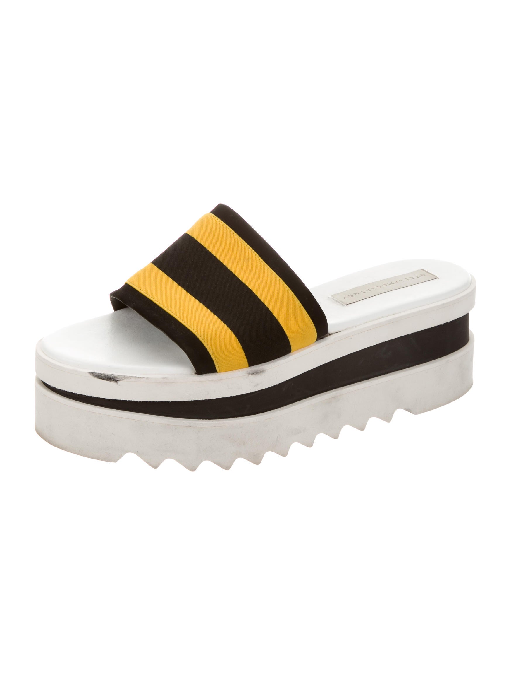 Stella McCartney Platform Canvas Sandals