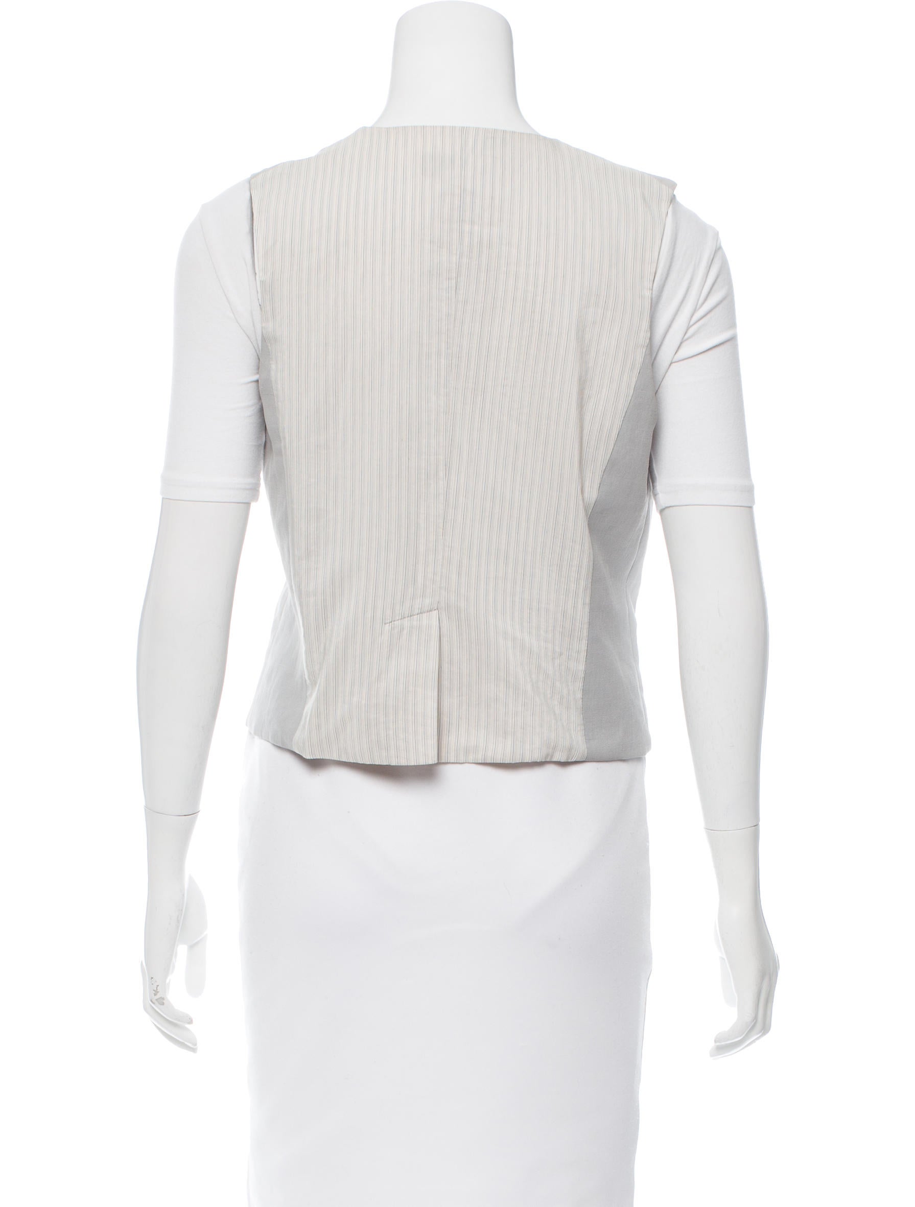 stella mccartney single breasted v neck vest clothing stella mccartney single breasted v neck vest clothing