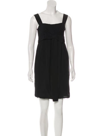 Stella McCartney Dresses Bow-Accented Silk Dress Us4, It40 | S