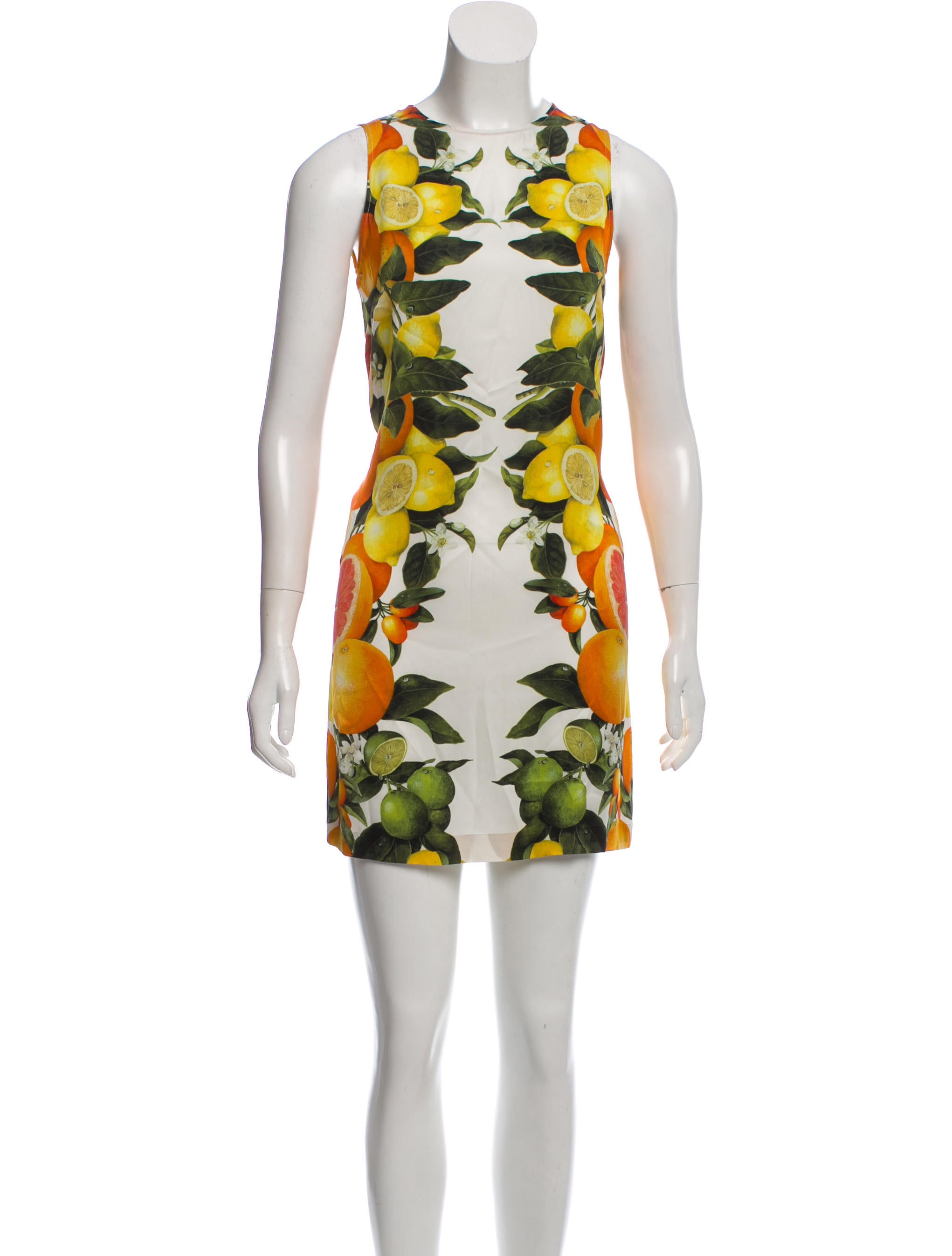 Stella McCartney Citrus Silk Dress - Orange Dresses