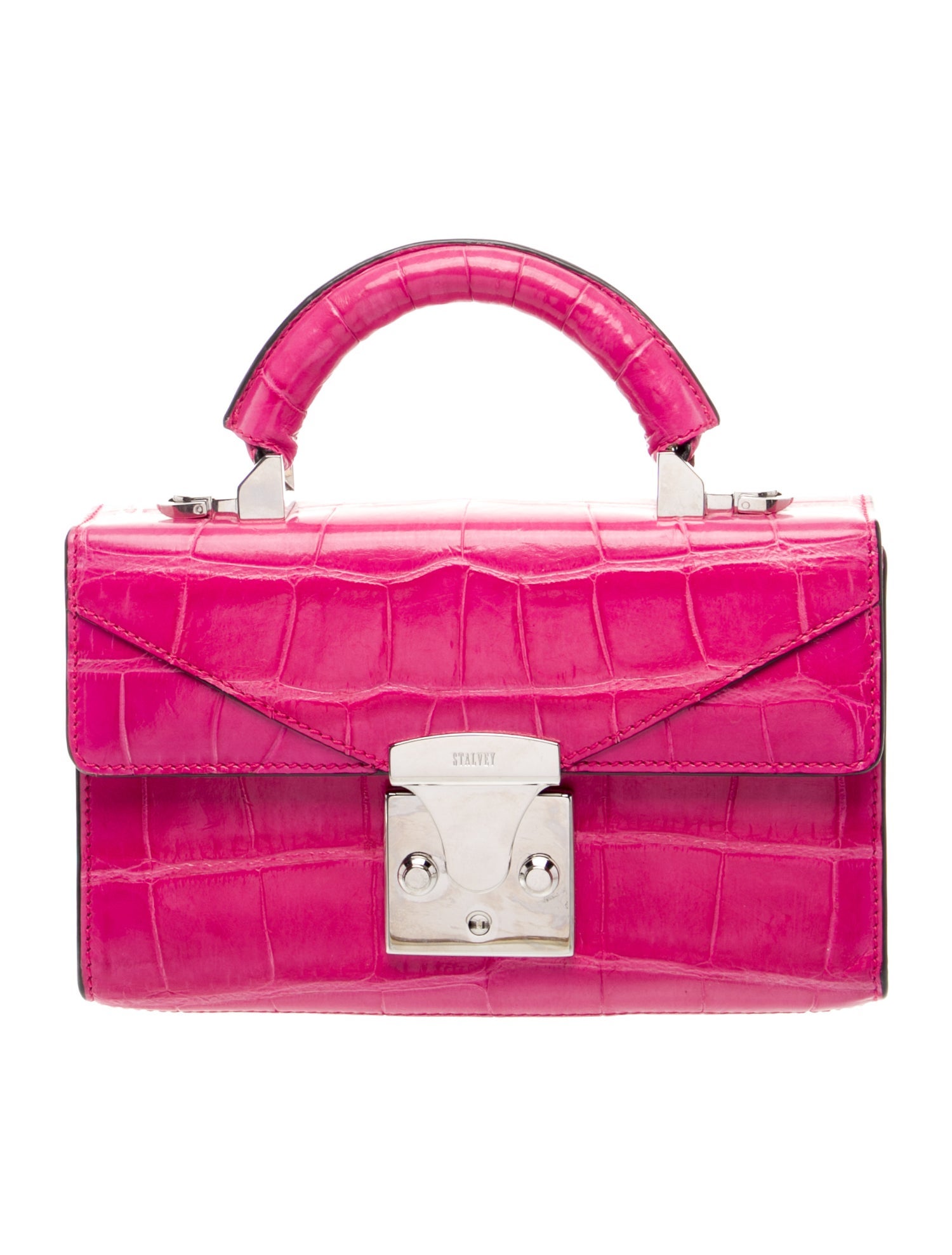 Stalvey Leather Top Handle Bag