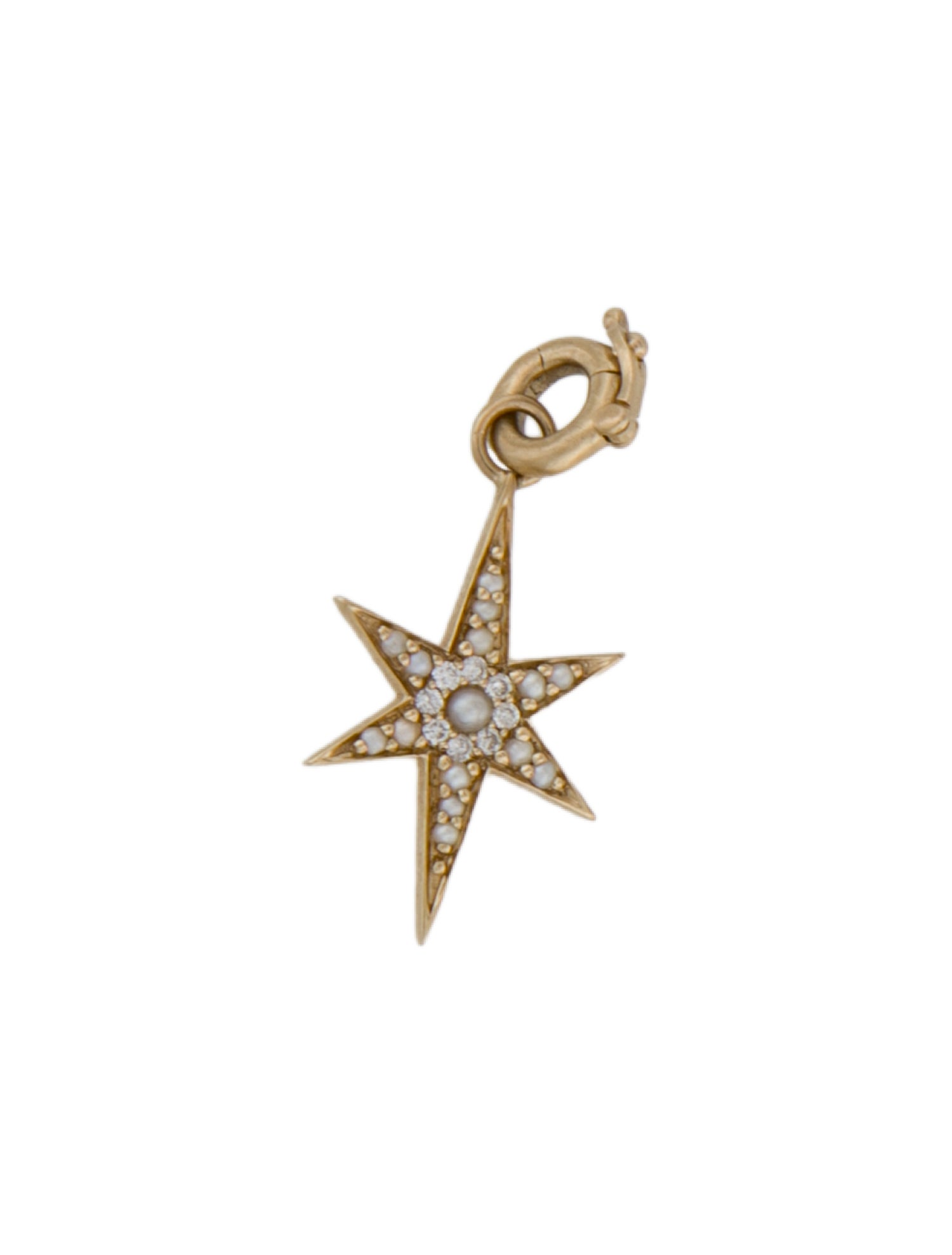 Storrow 14K Pearl & Diamond Stella Charm