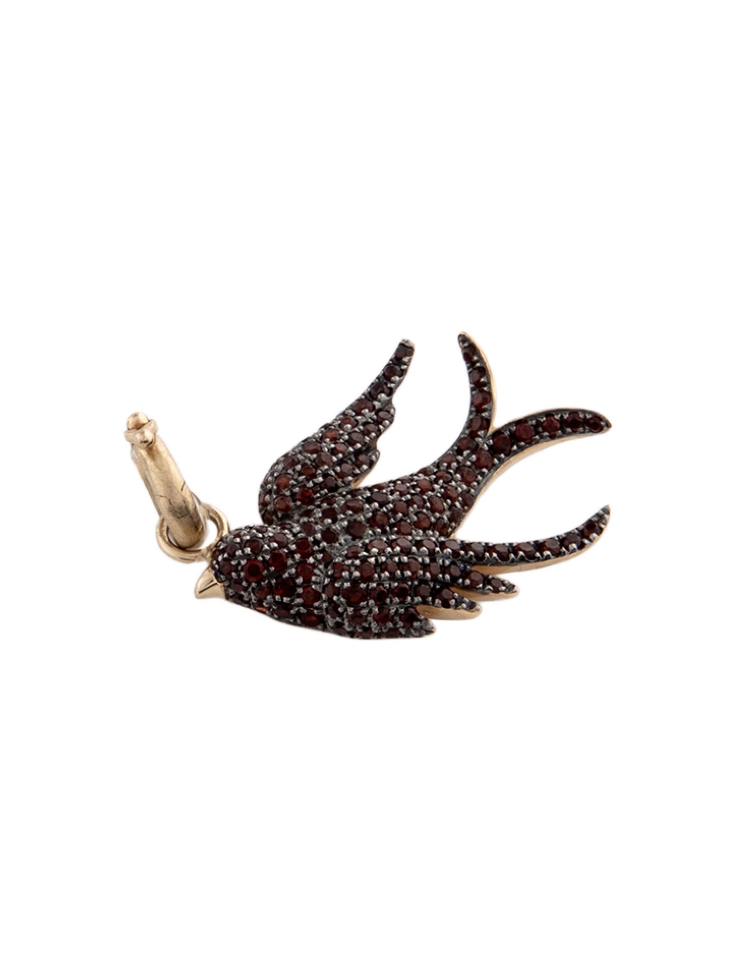 Storrow 14K 1.50ctw Garnet Birdie Charm