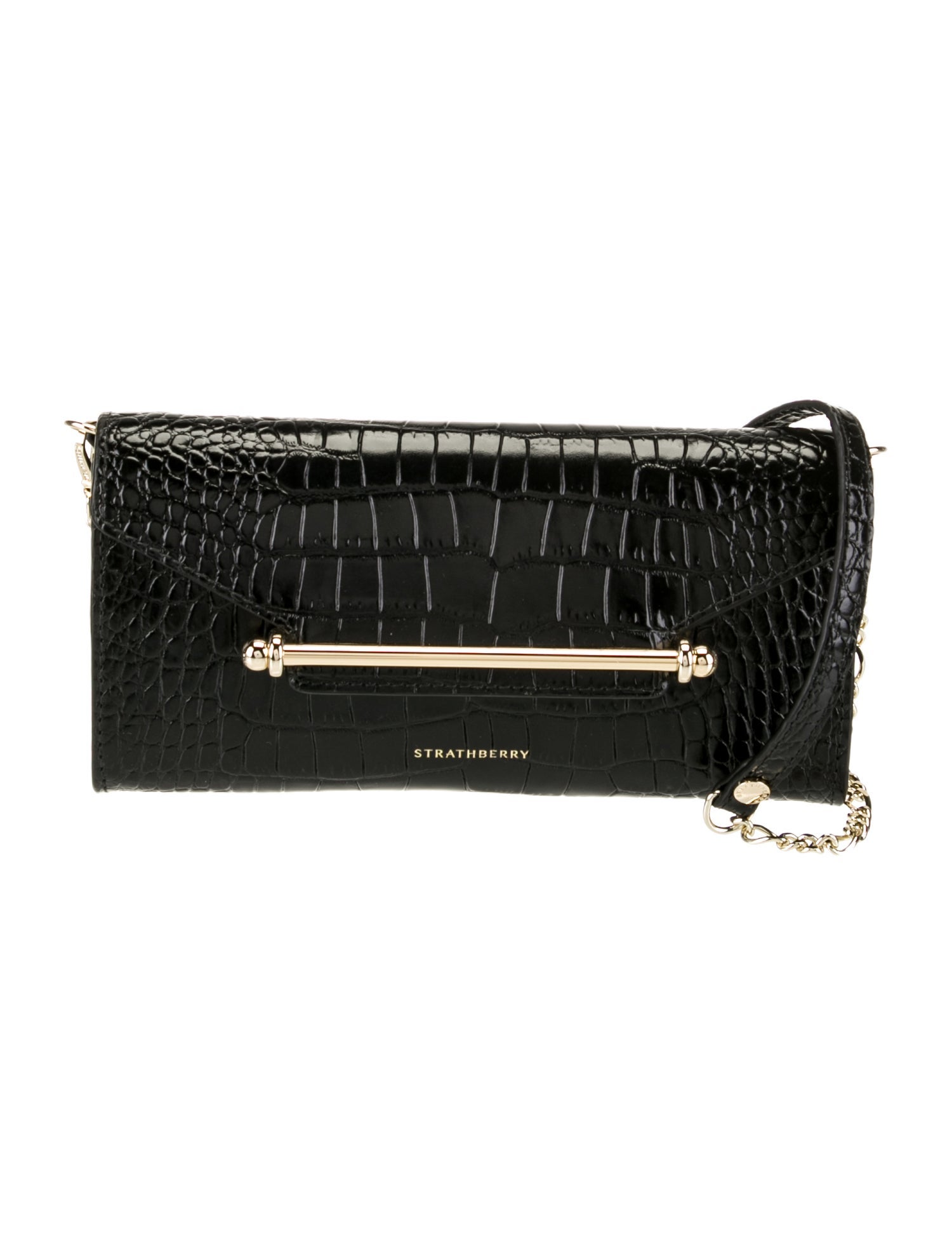 Strathberry Embossed Leather East/West