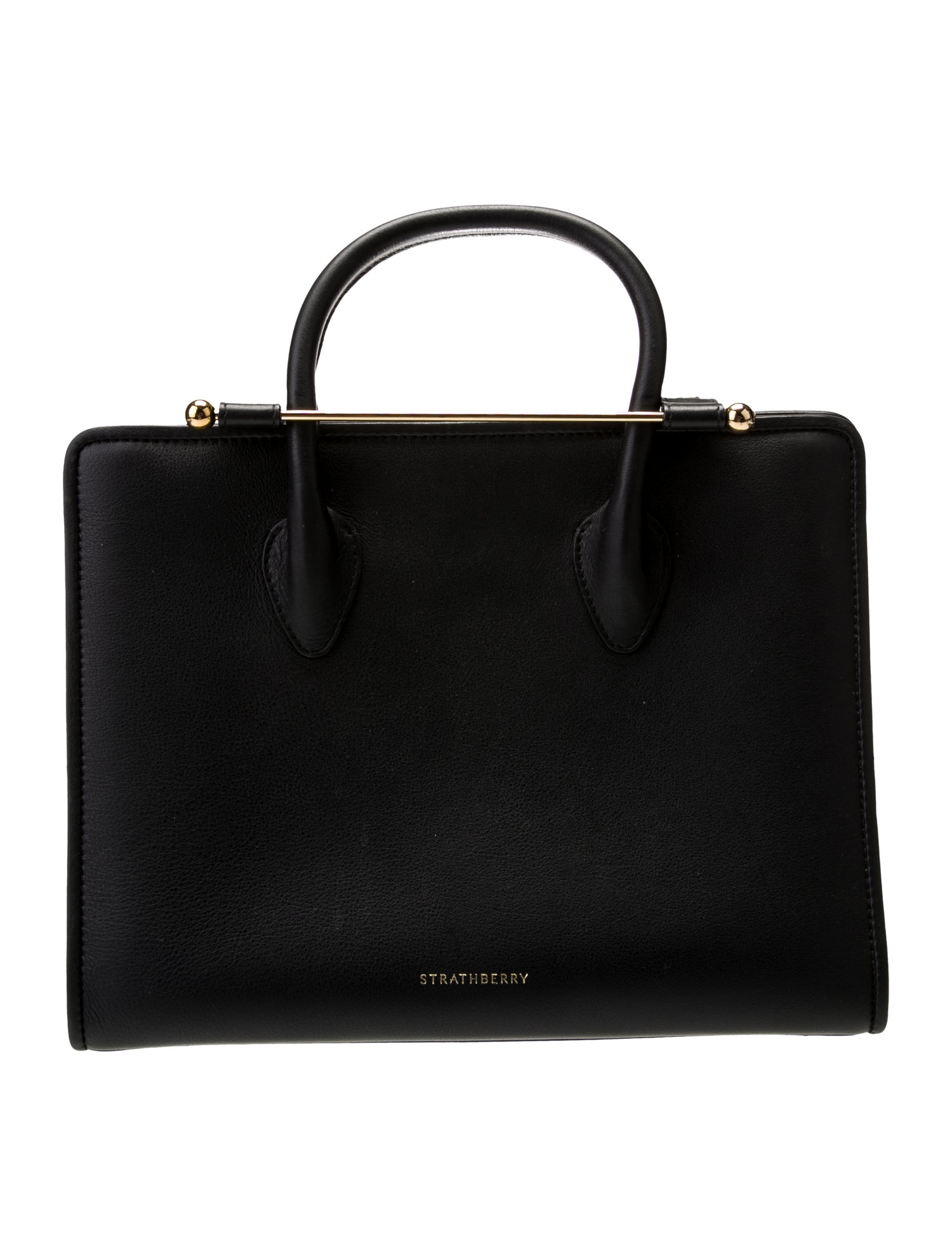 Strathberry Leather Top Handle Bag