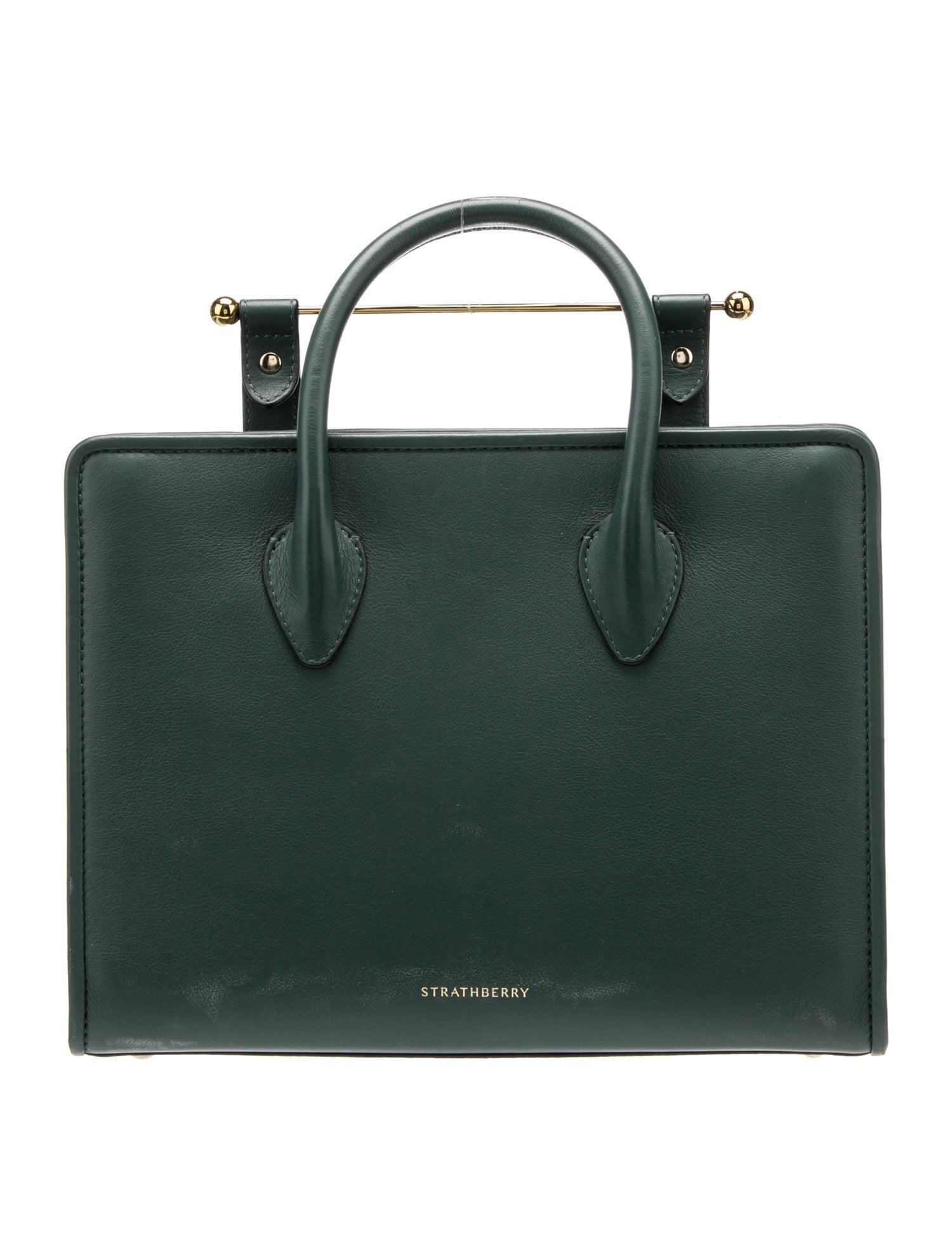 Strathberry Leather Top Handle Bag