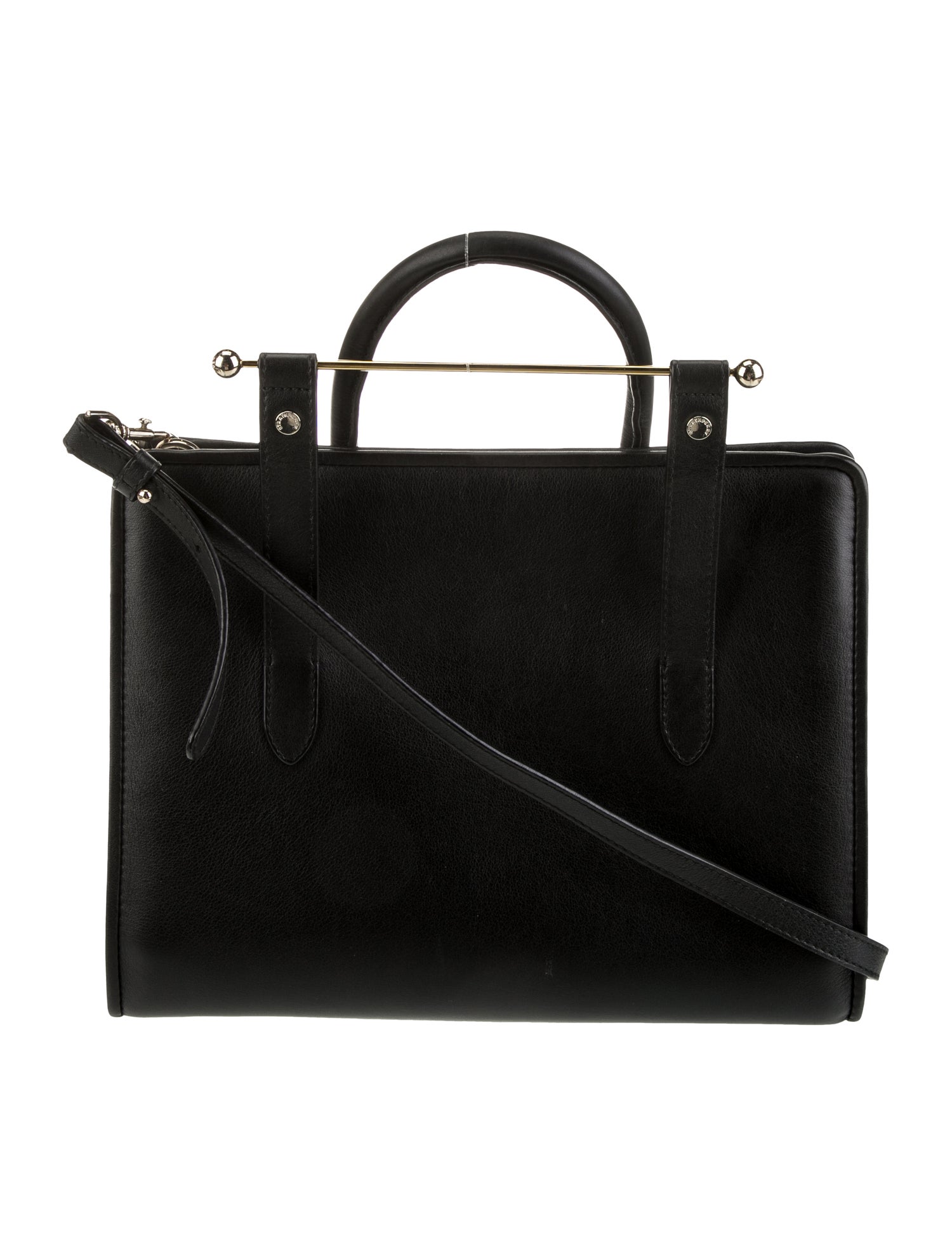 Strathberry Leather Top Handle Bag