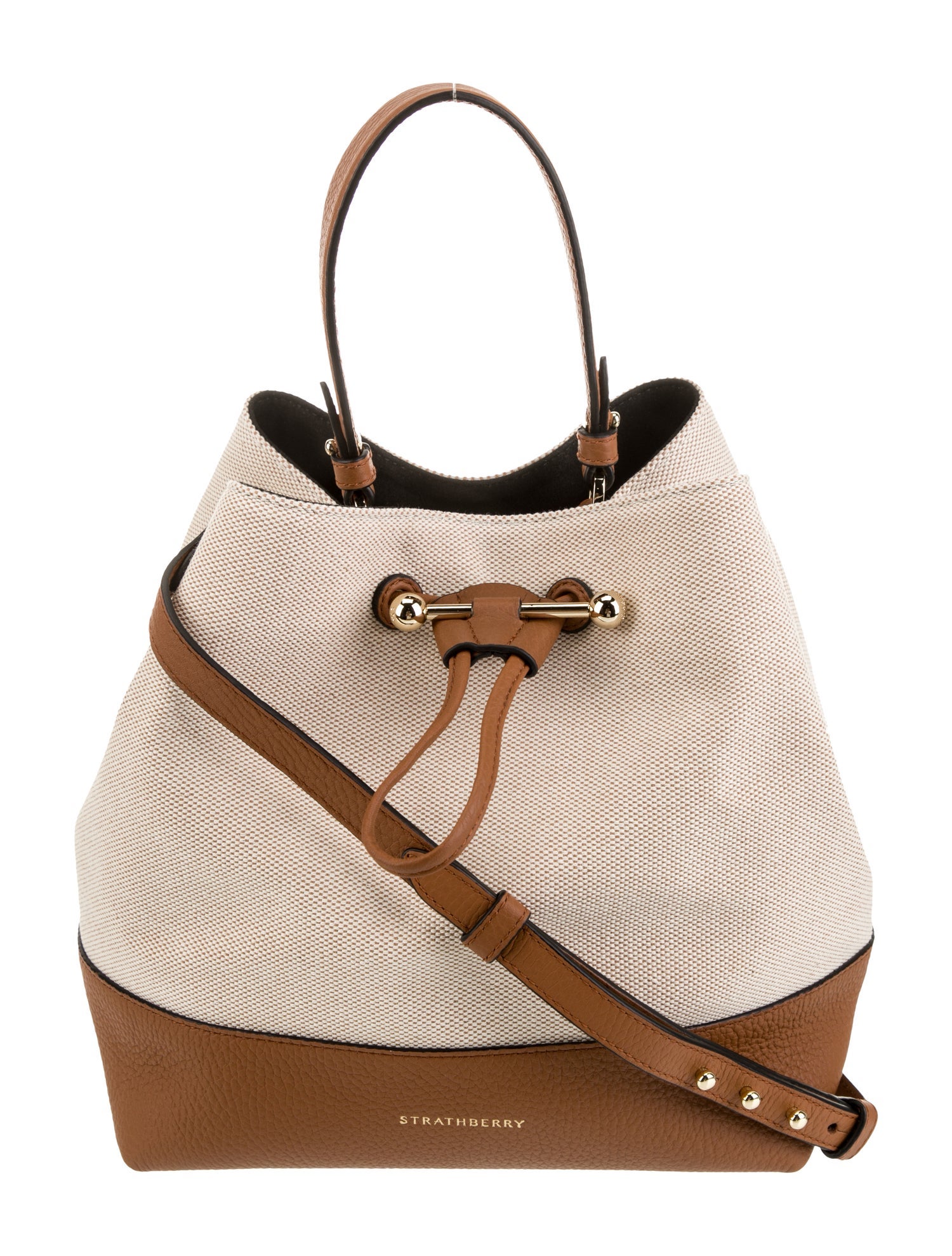 Strathberry Canvas Top Handle Bag