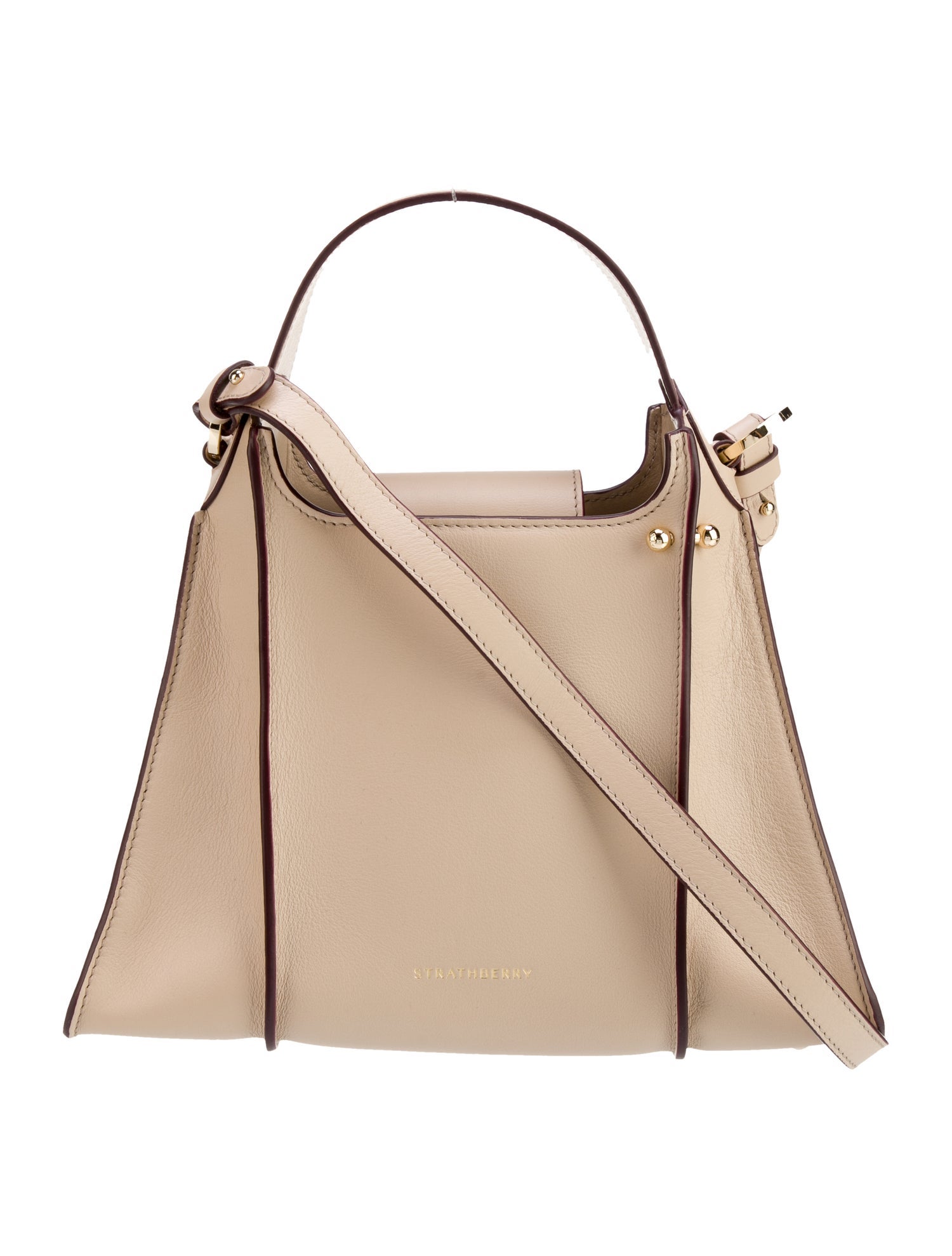 Strathberry Leather Top Handle Bag