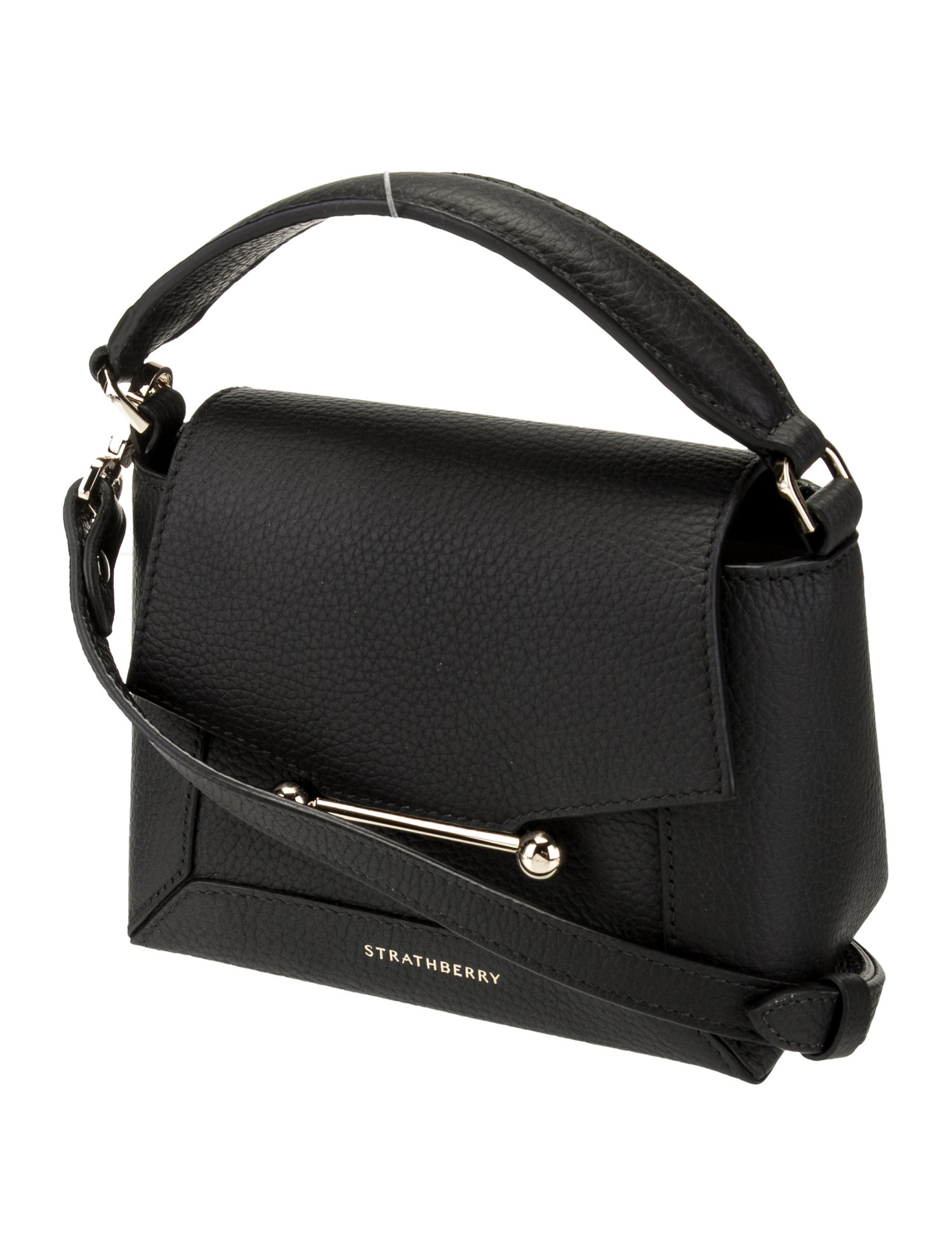 Strathberry Leather Top Handle Bag