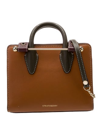Strathberry Leather Top Handle Bag