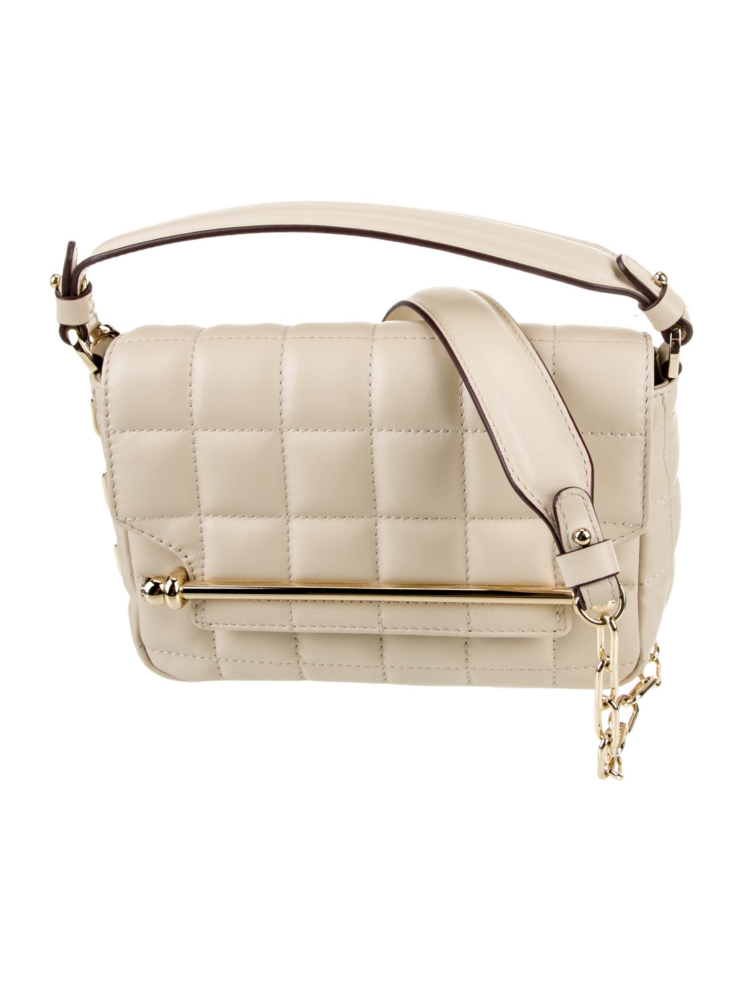 Strathberry Leather Top Handle Bag