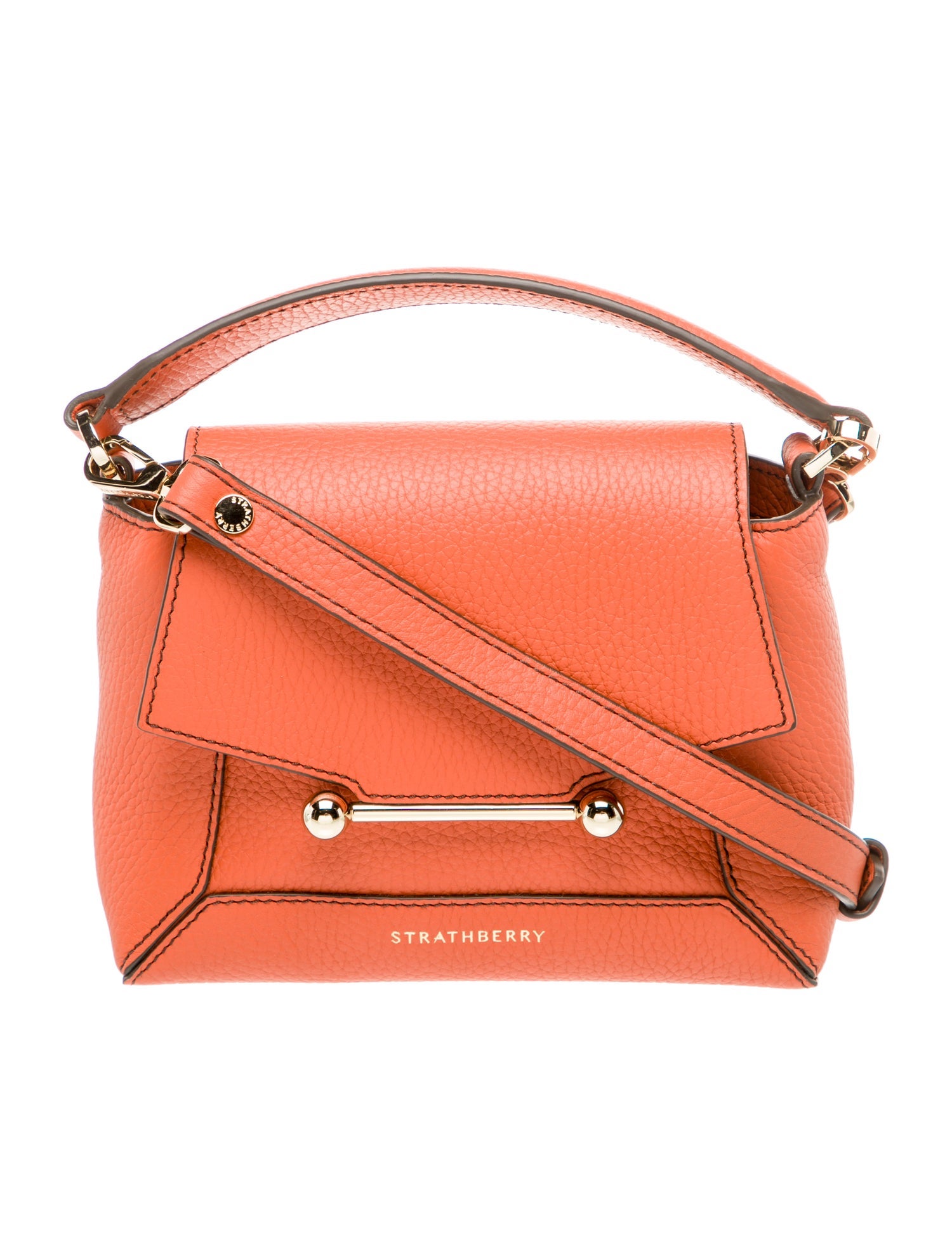 Strathberry Leather Top Handle Bag