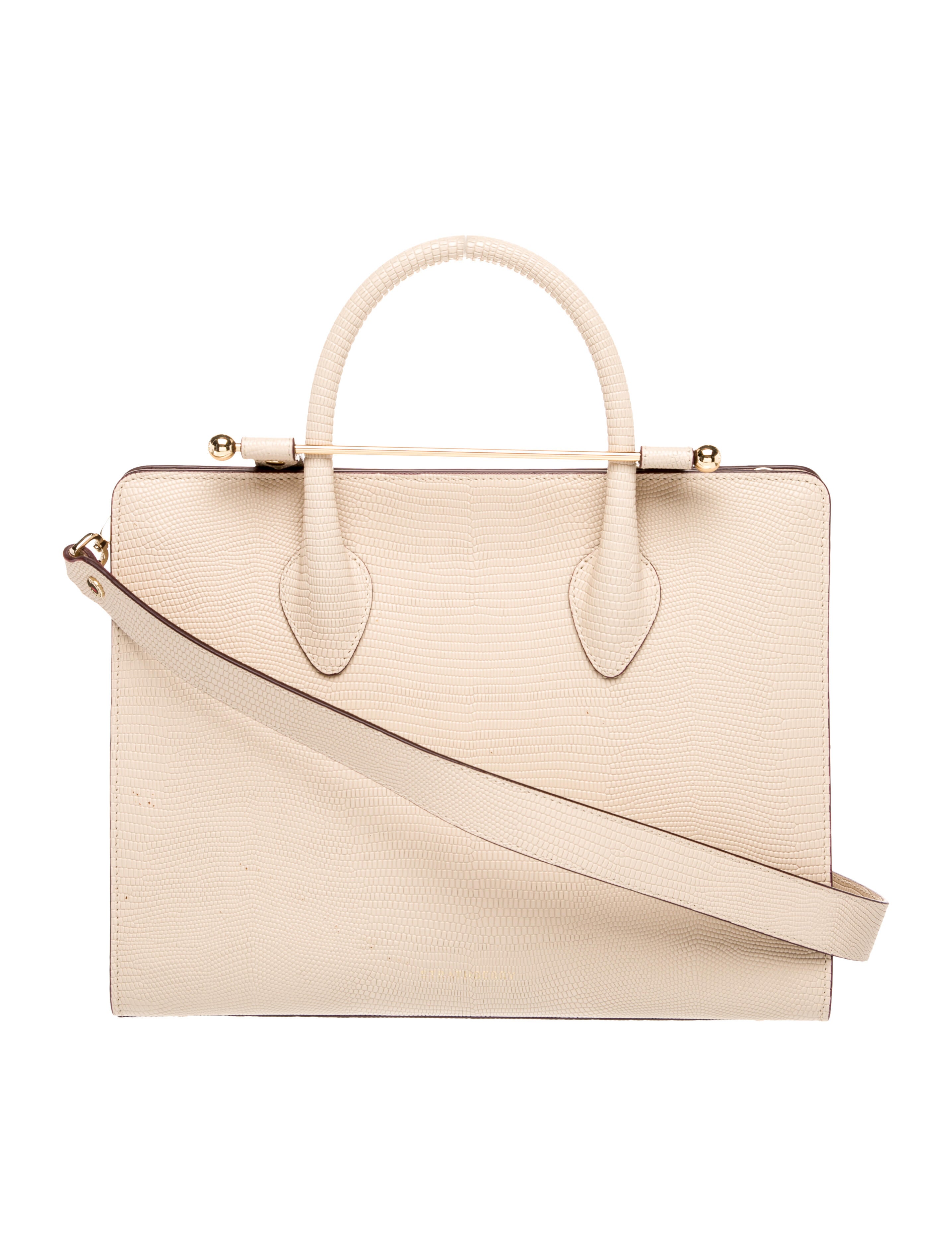 Strathberry Leather Top Handle Bag