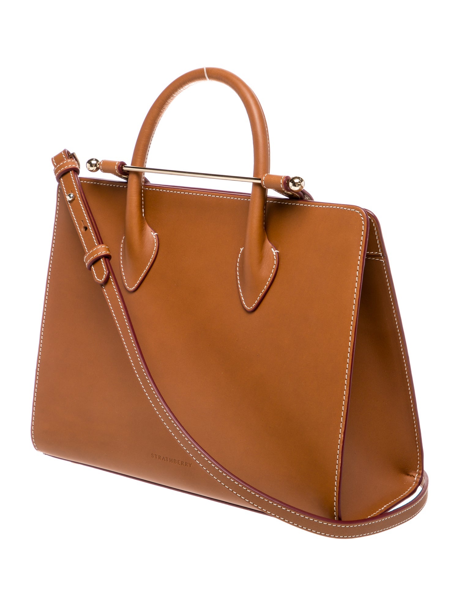 Strathberry Leather Top Handle Bag