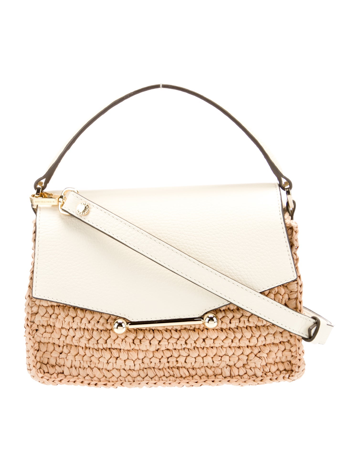 Strathberry Raffia Shoulder Bag