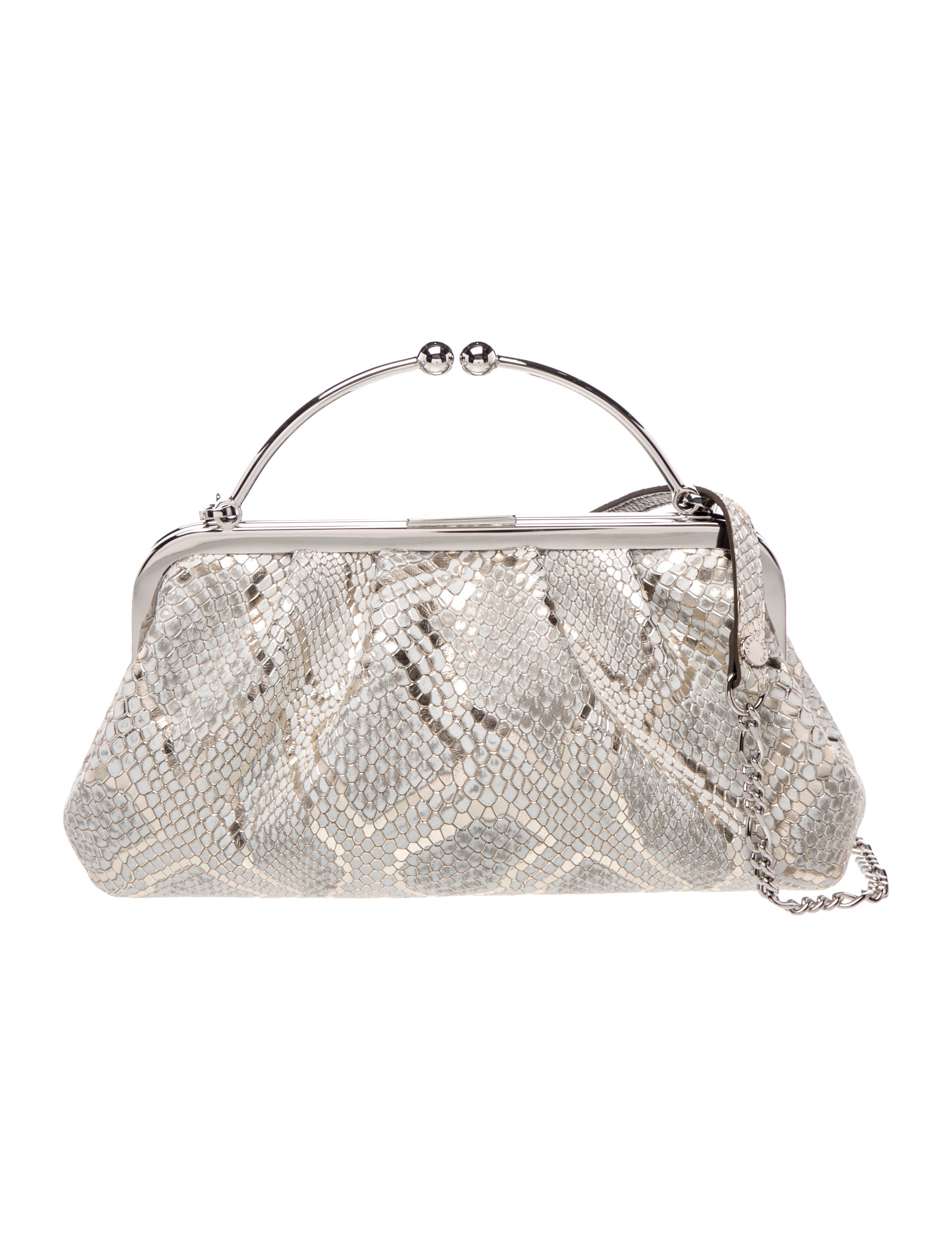 Strathberry Embossed Leather Top Handle Bag